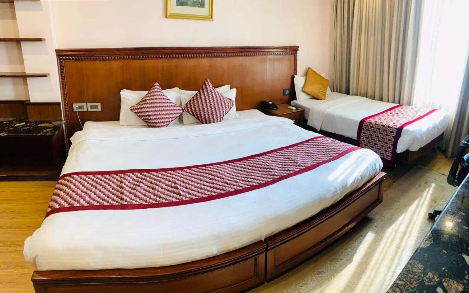 Bed in Hotel Manang - Thamel, Kathmandu