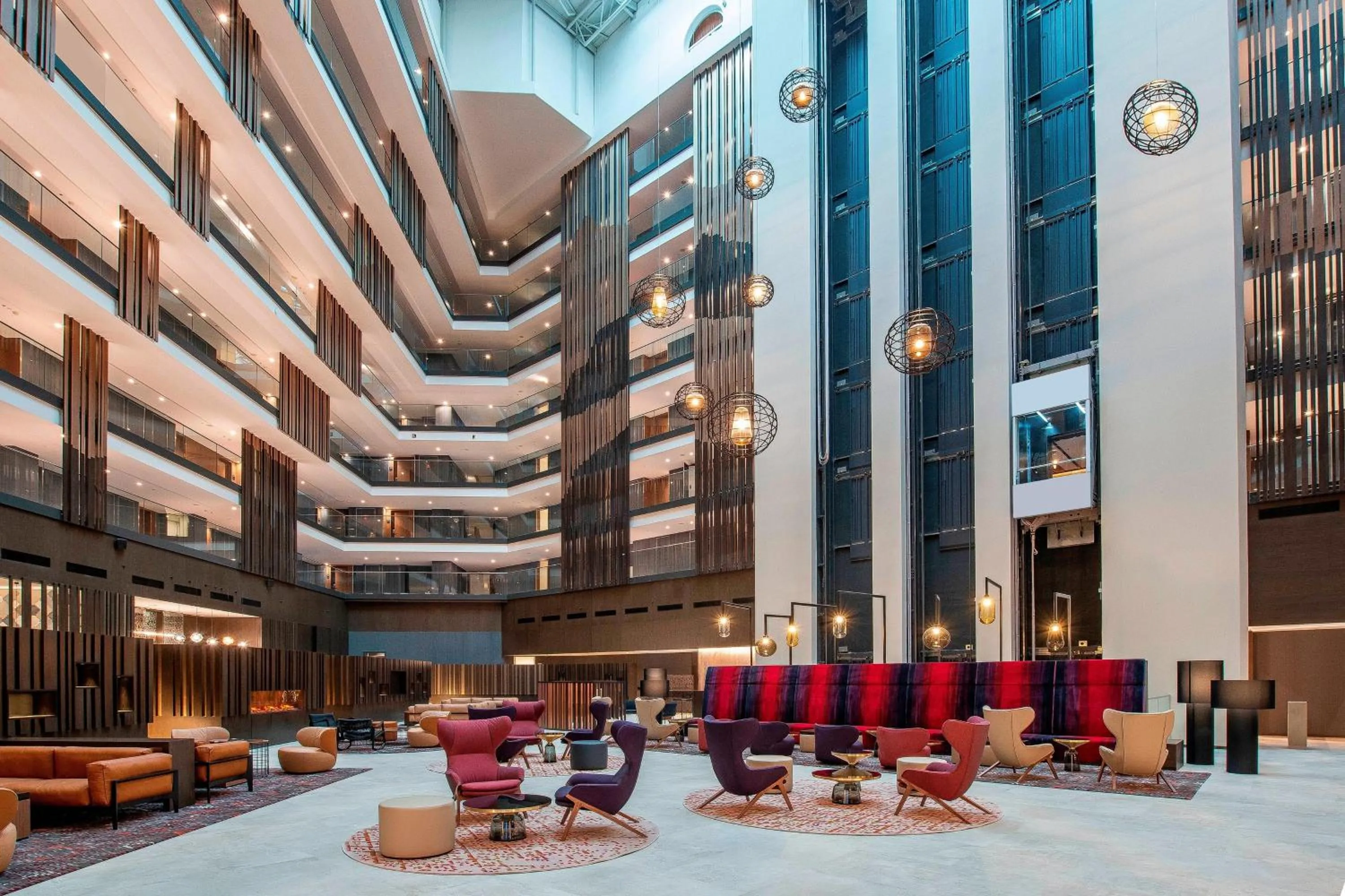 Lobby or reception in Sheraton Grand Tbilisi Metechi Palace