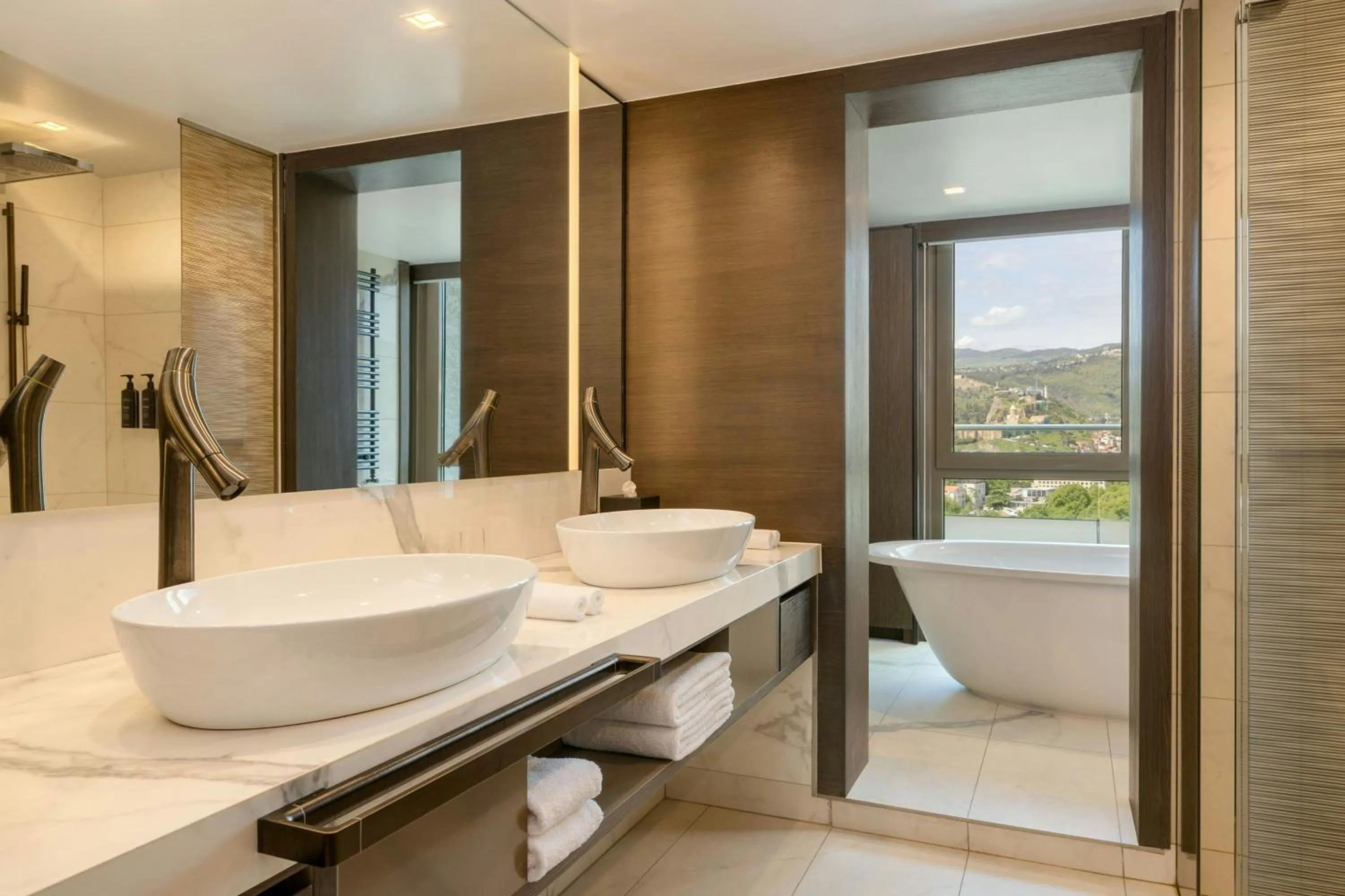 Bathroom in Sheraton Grand Tbilisi Metechi Palace