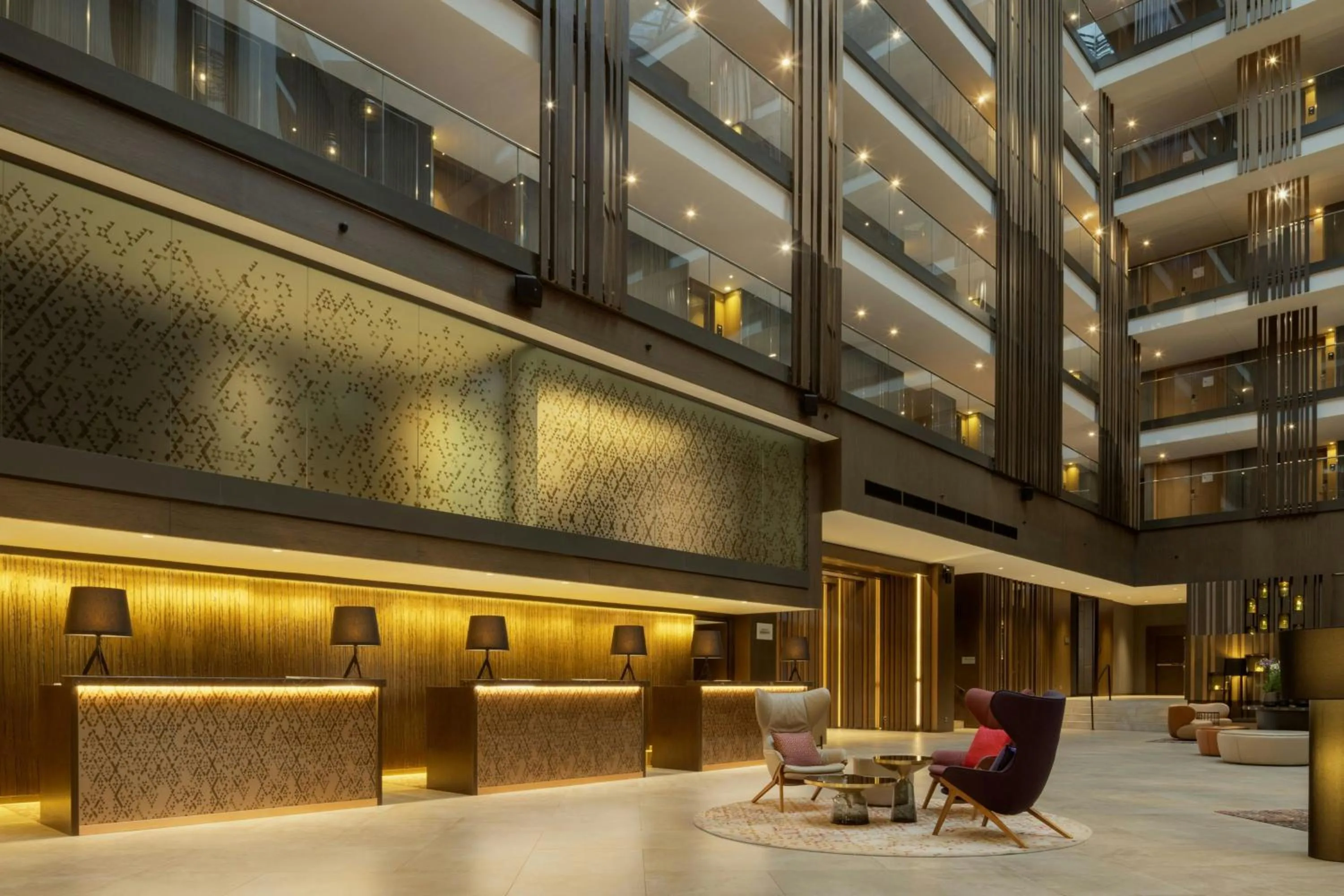 Lobby or reception in Sheraton Grand Tbilisi Metechi Palace
