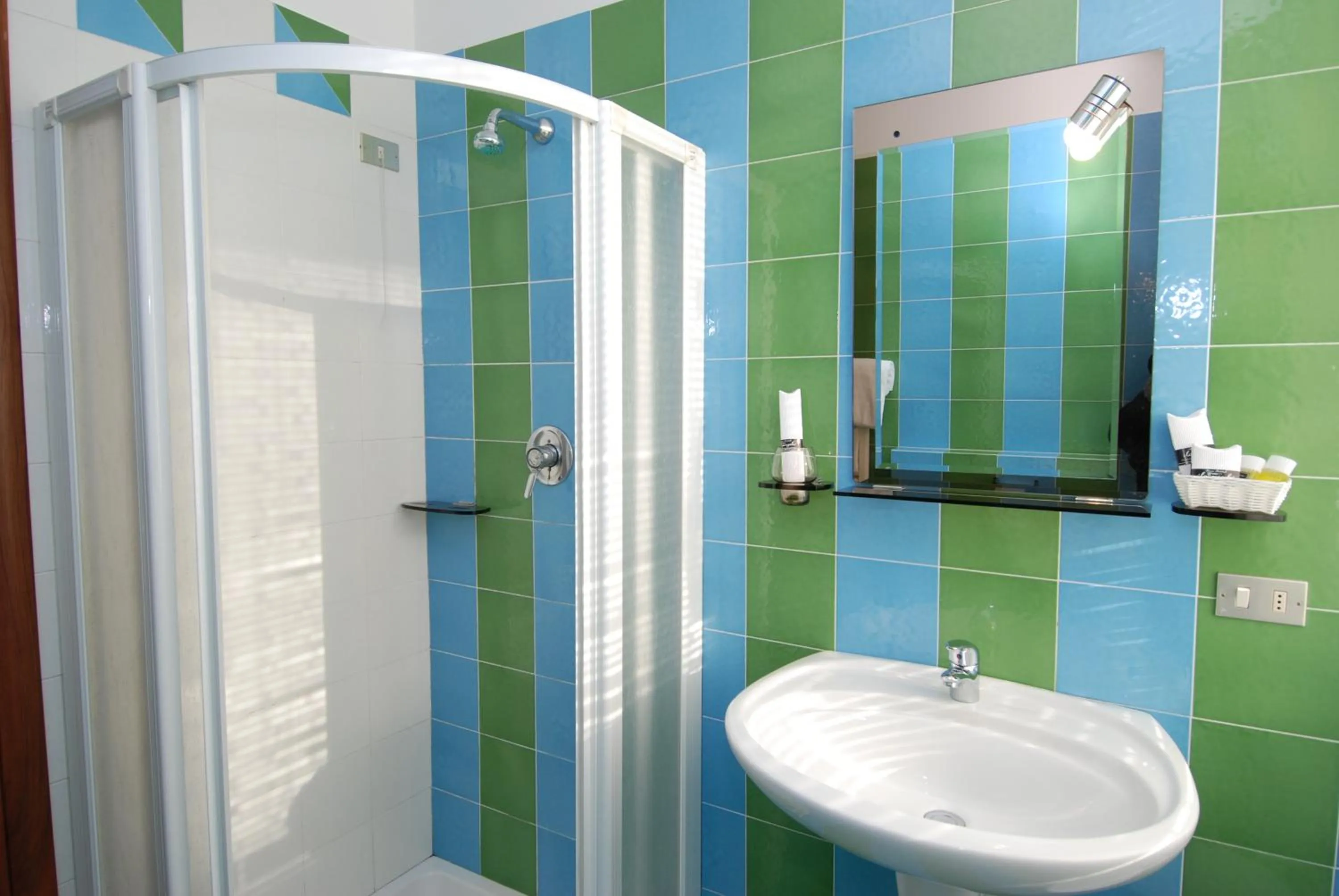 Bathroom in Hotel La Pergola