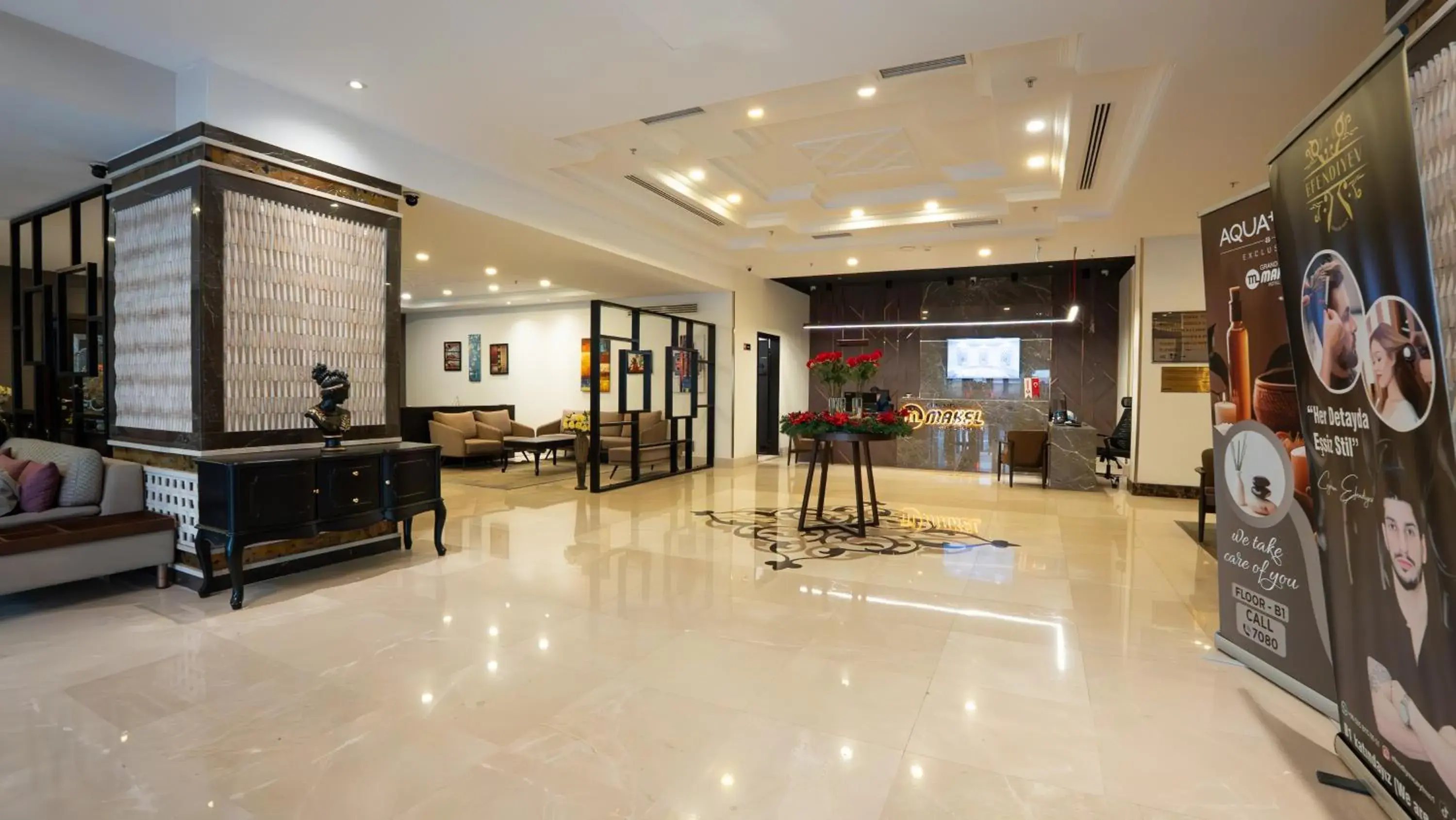 Lobby or reception in Grand Makel Hotel Topkapi Lobby or reception in Grand Makel Hotel Topkapi