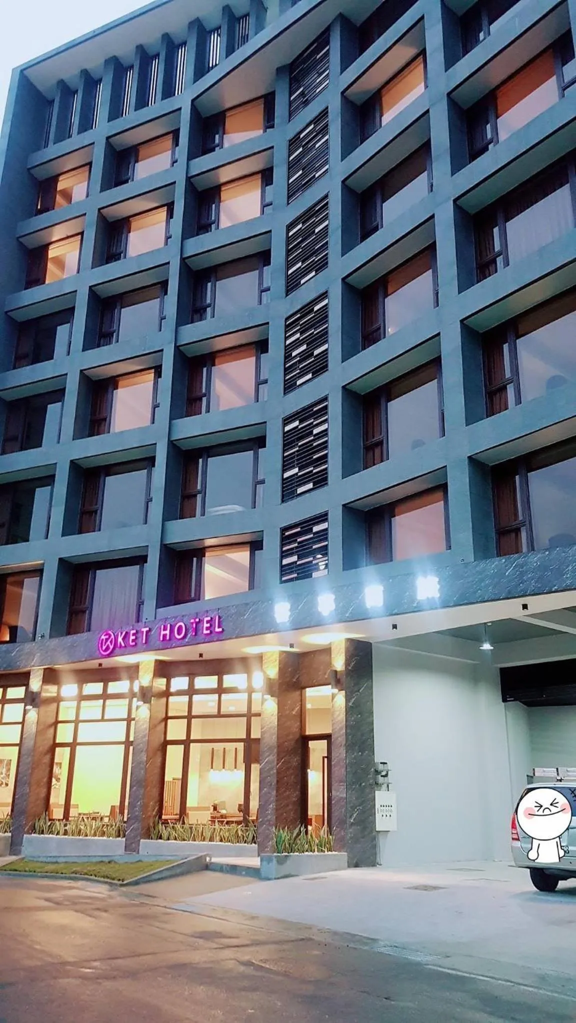 Property building in KET Hotel