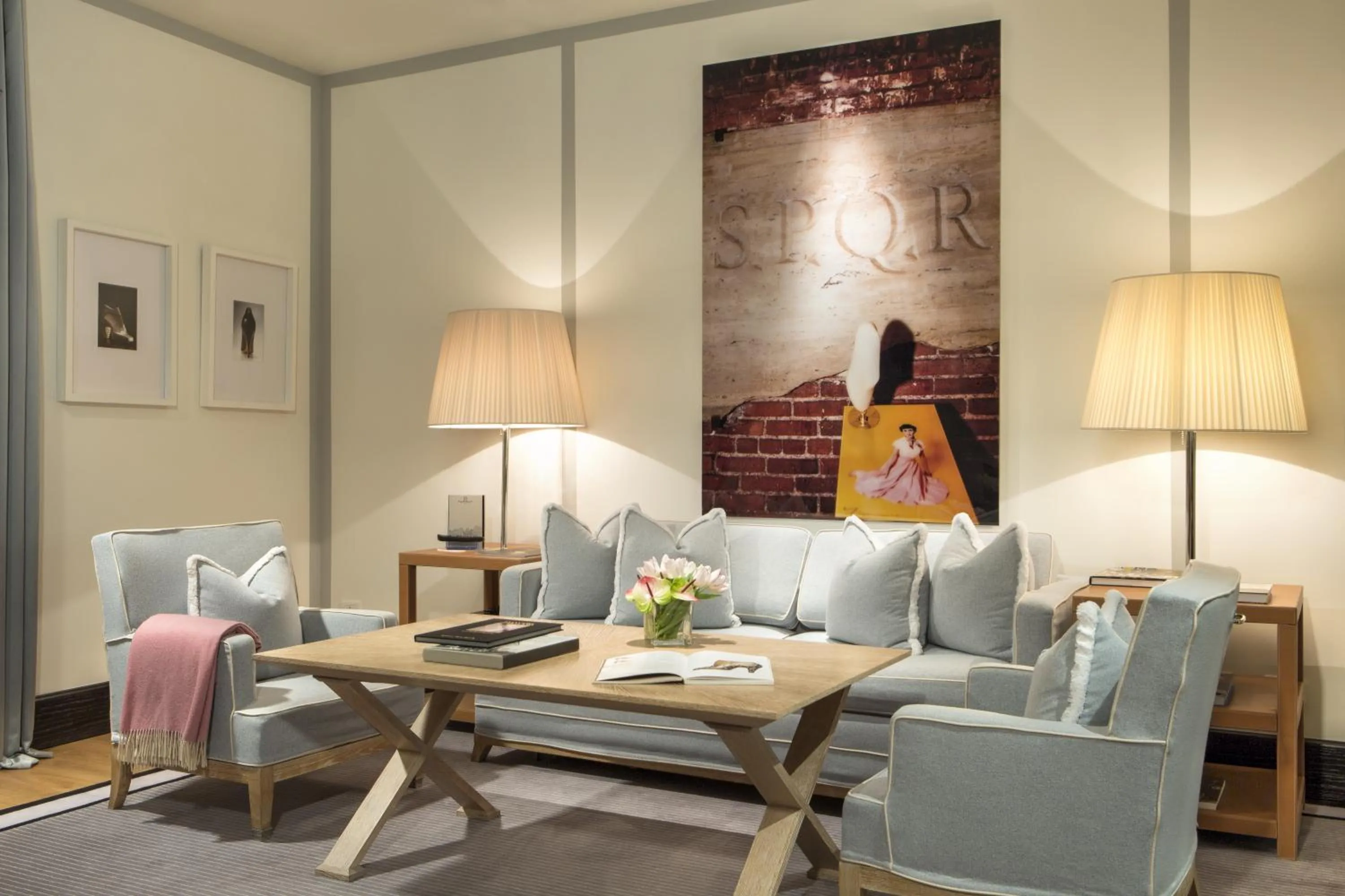 Seating area in Portrait Roma - Lungarno Collection