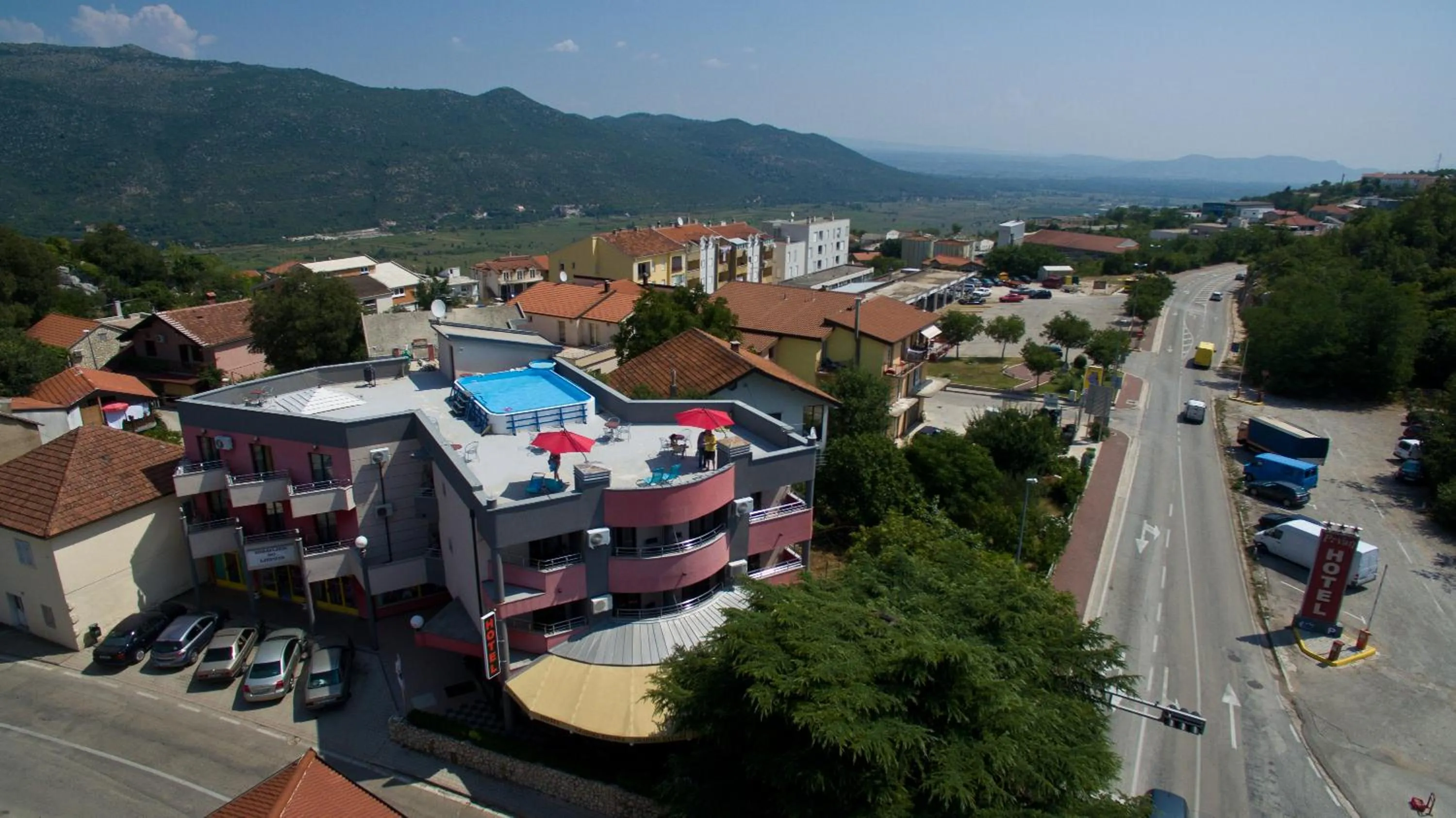 Bird's eye view in Hotel Prvan