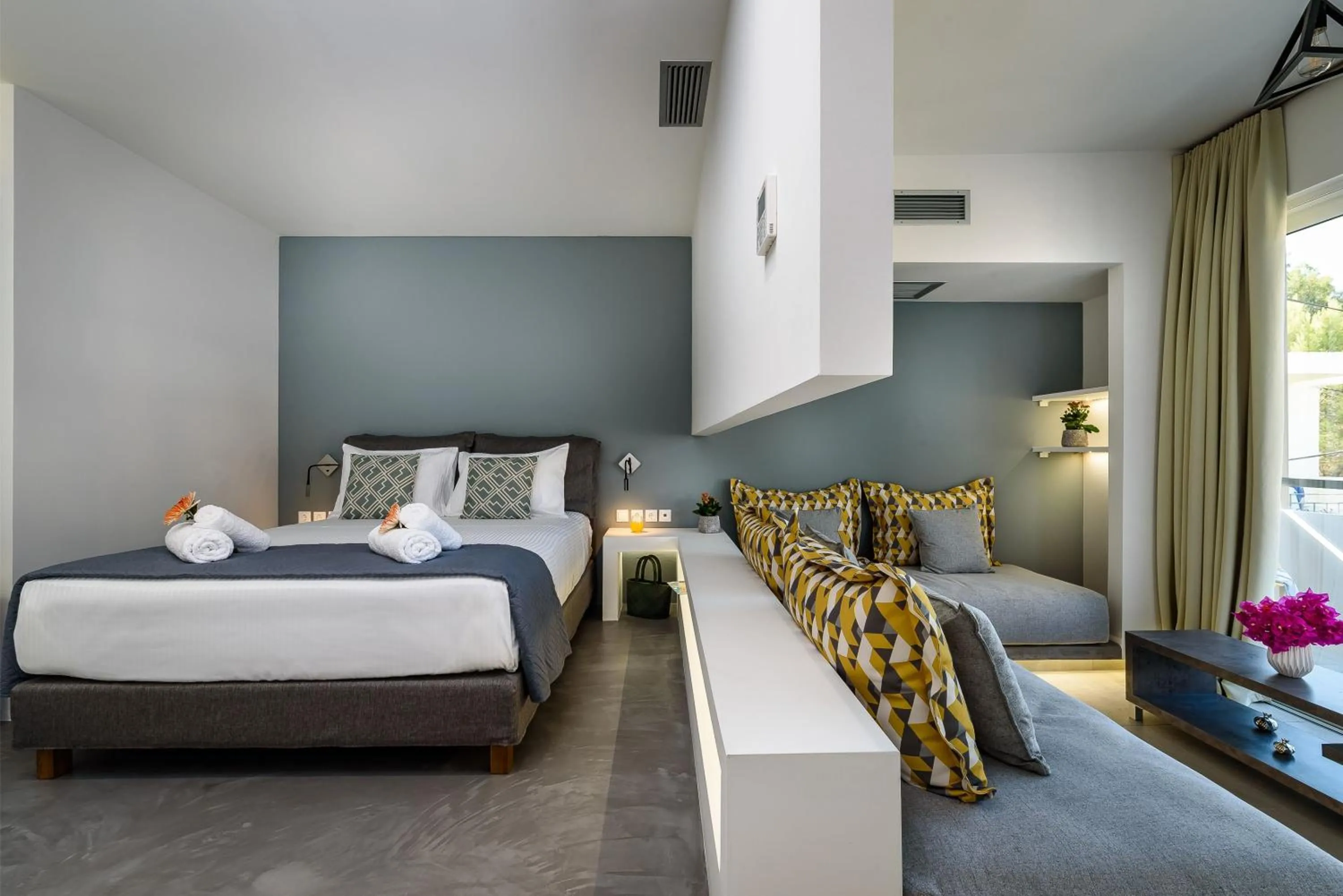 Bed in Solar Apartments by Amara Living