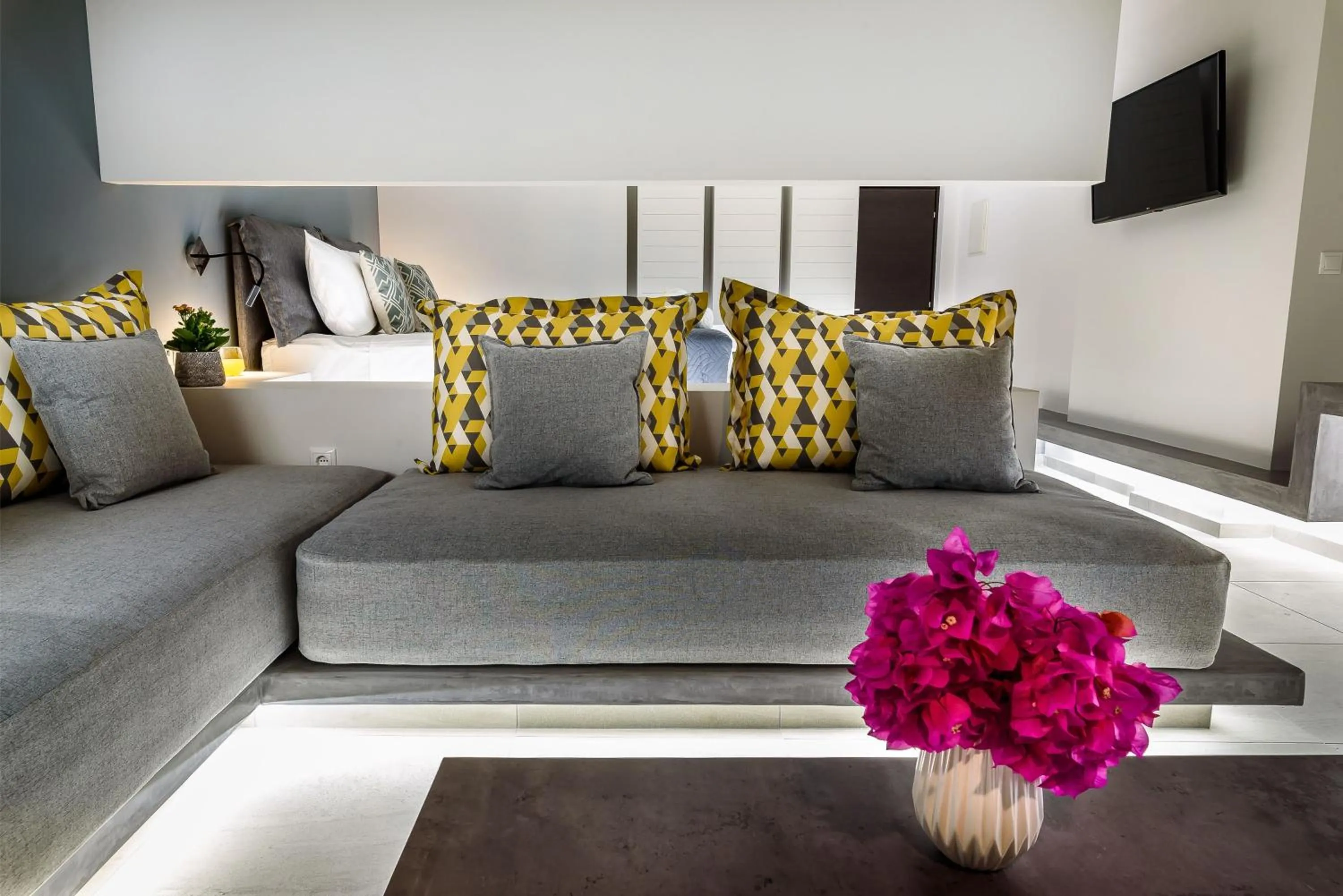 Bed in Solar Apartments by Amara Living