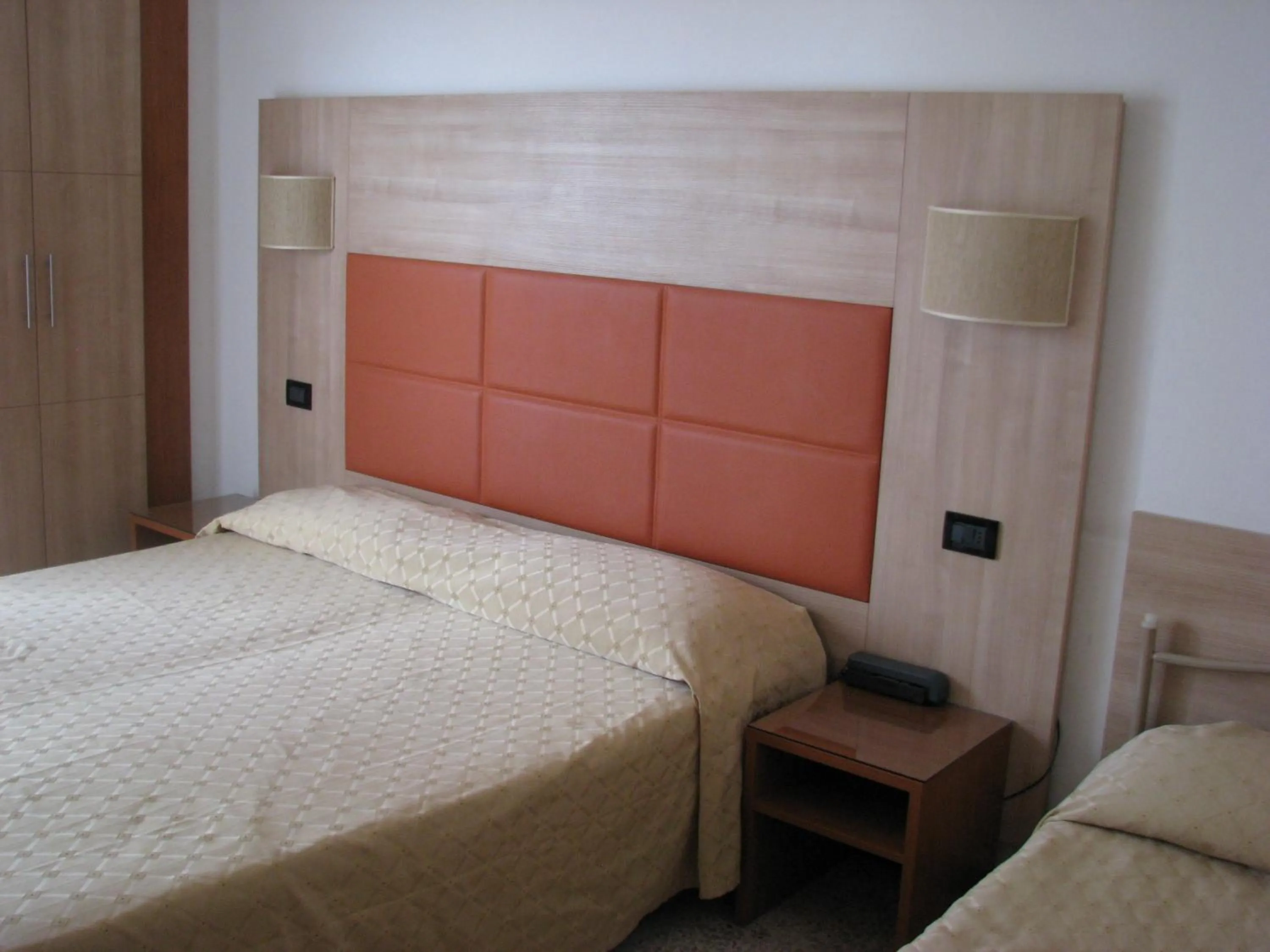 Bed in Hotel Fabius