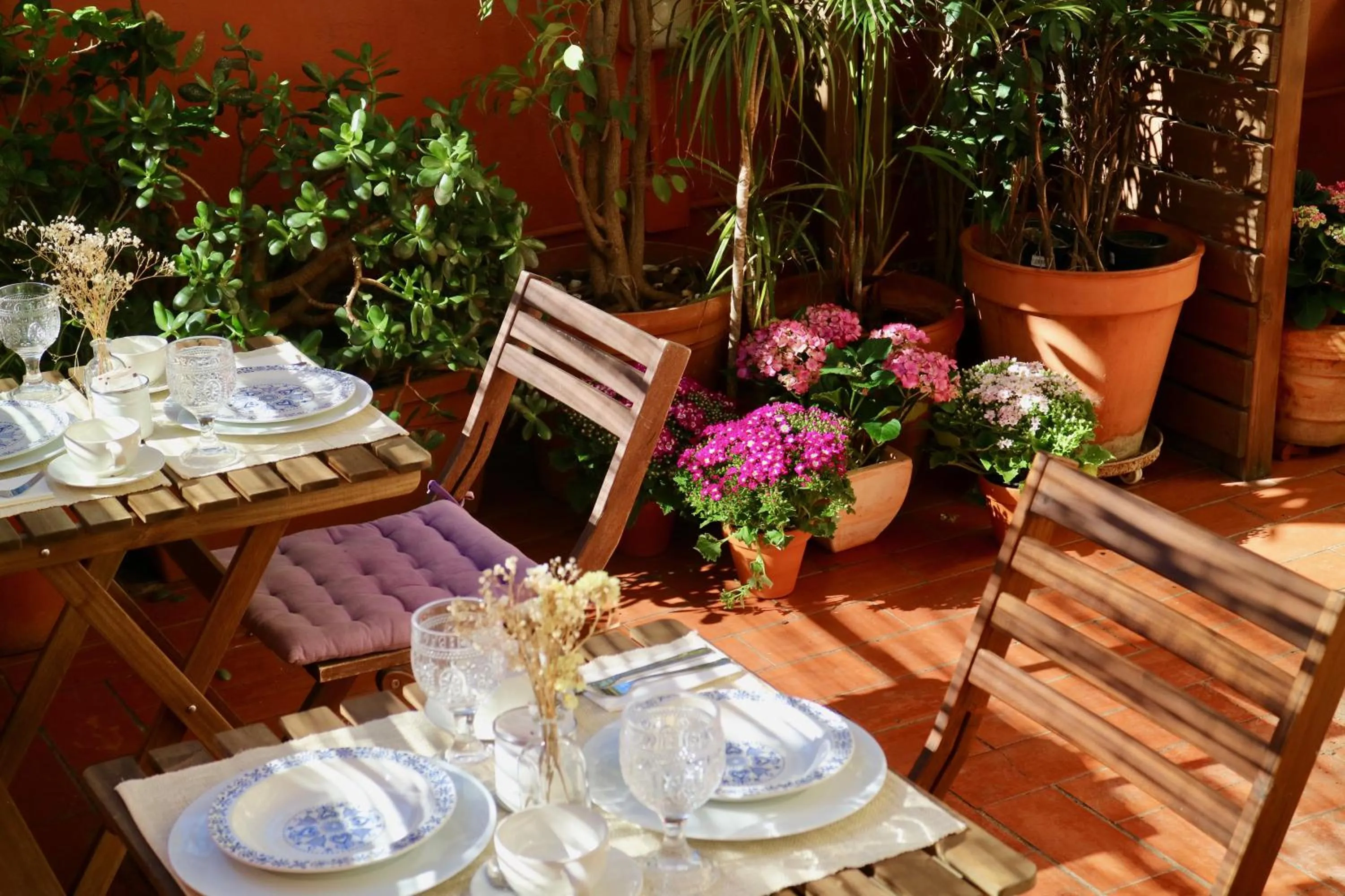 Balcony/Terrace in Hostal Poblenou