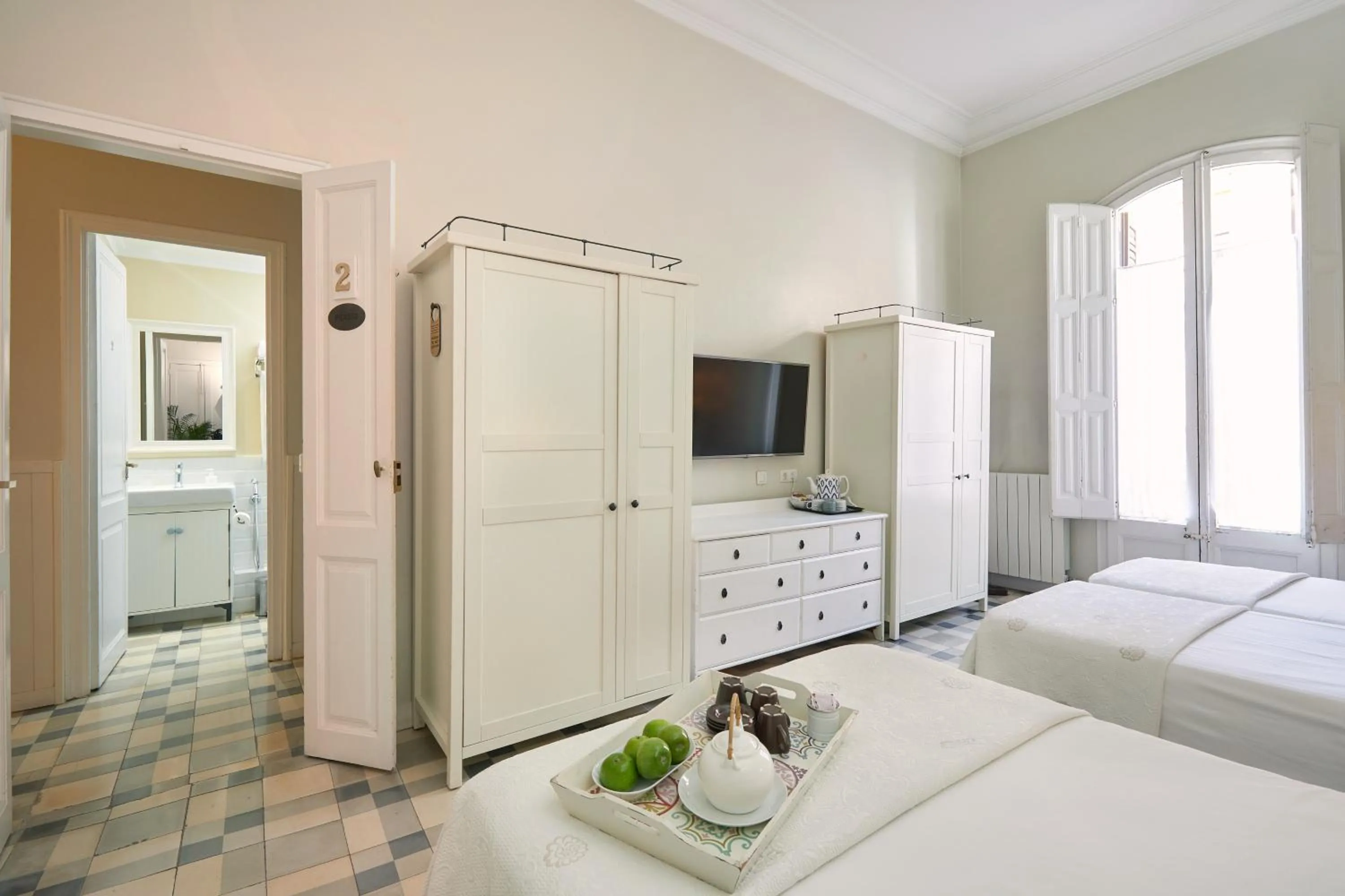 Bed in Hostal Poblenou