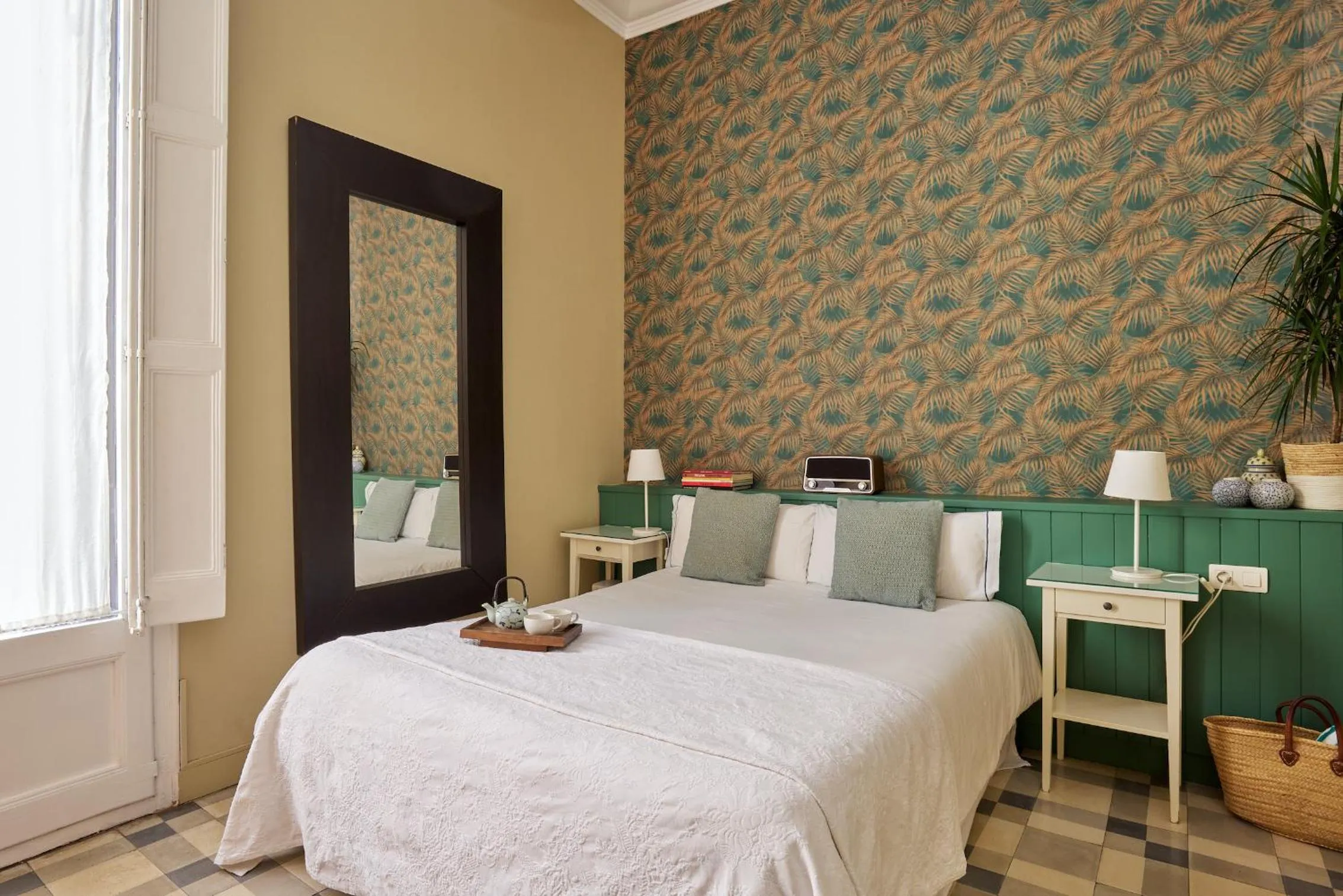 Bed in Hostal Poblenou