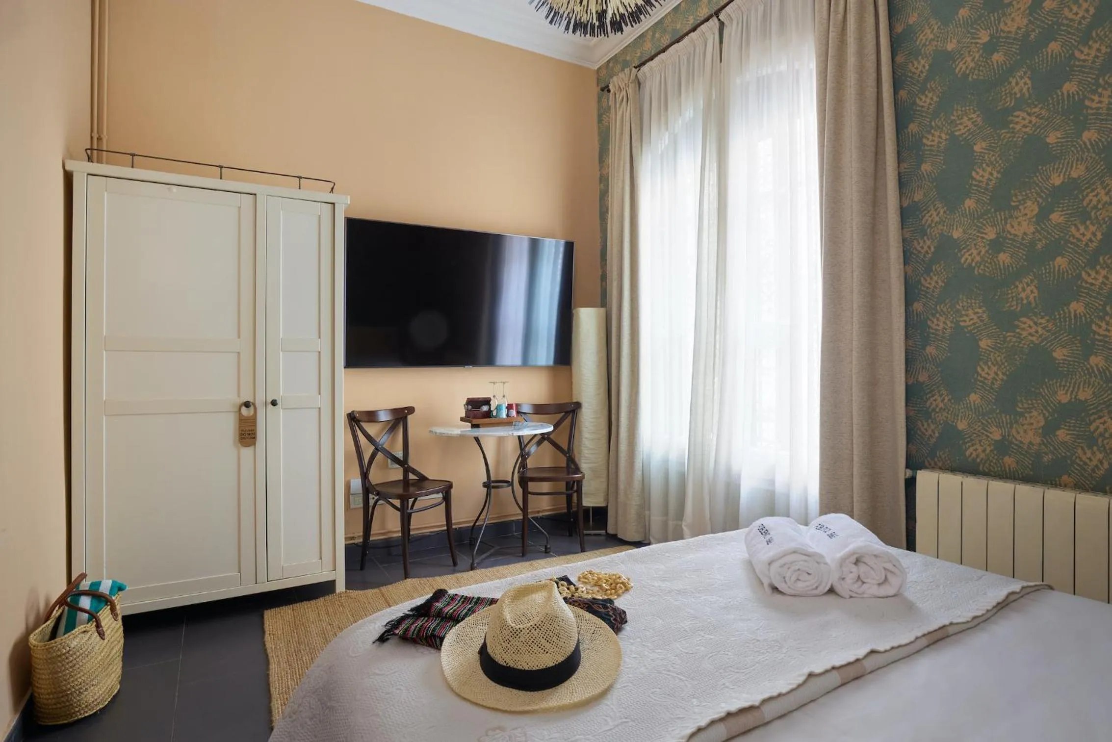 Bed in Hostal Poblenou