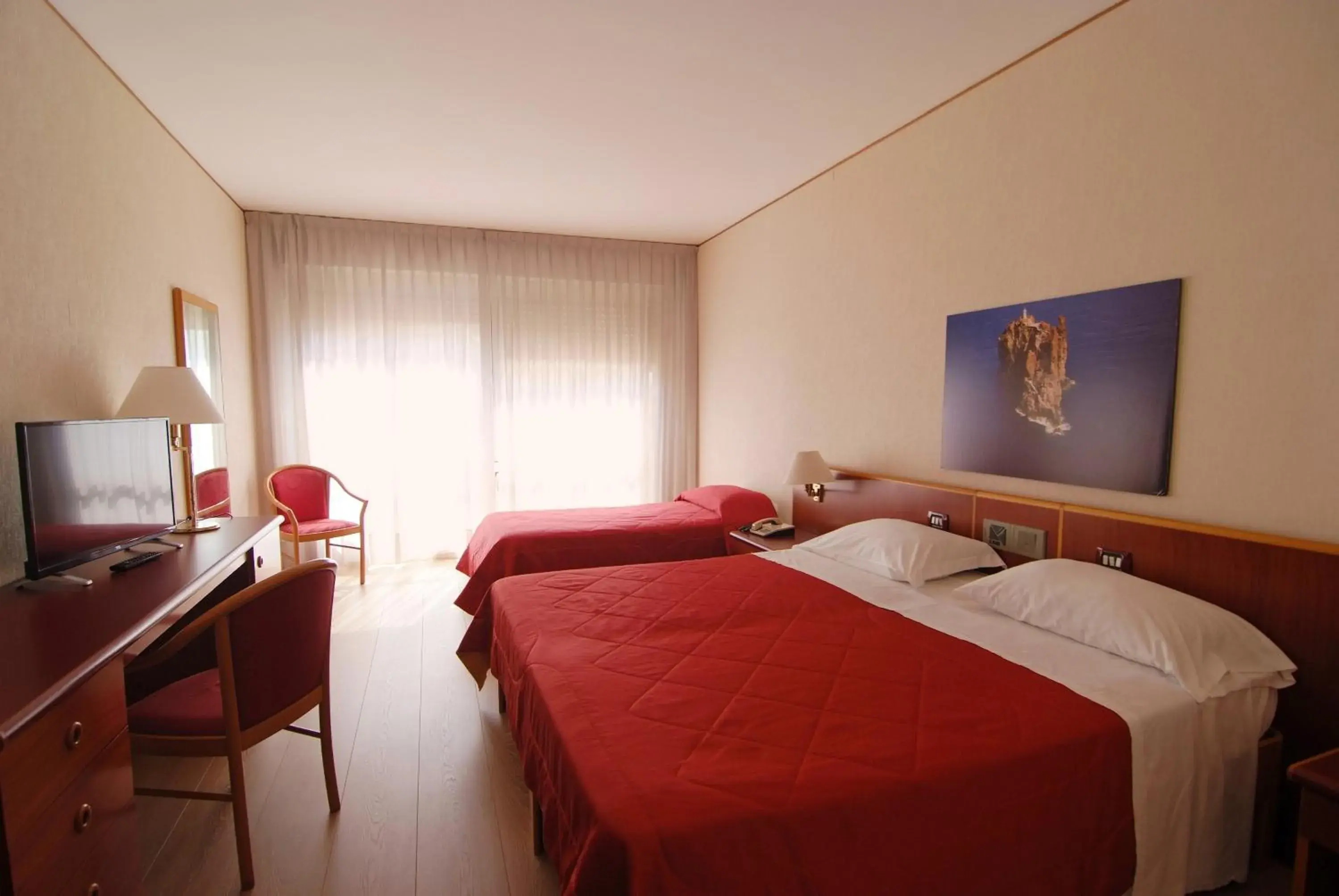 Bed in Hotel Torre Normanna Bed in Hotel Torre Normanna