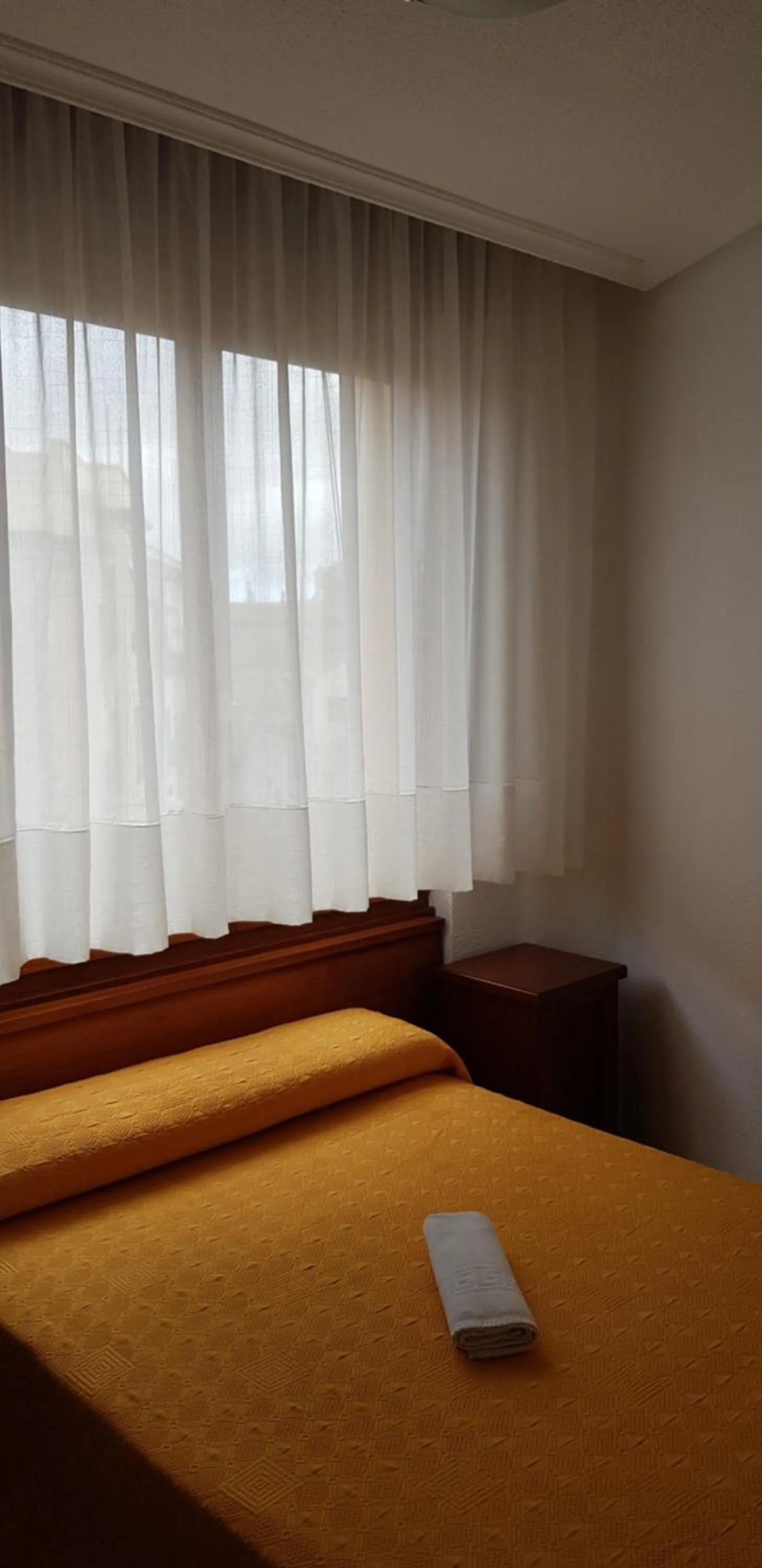 Bed in Pension Salamanca