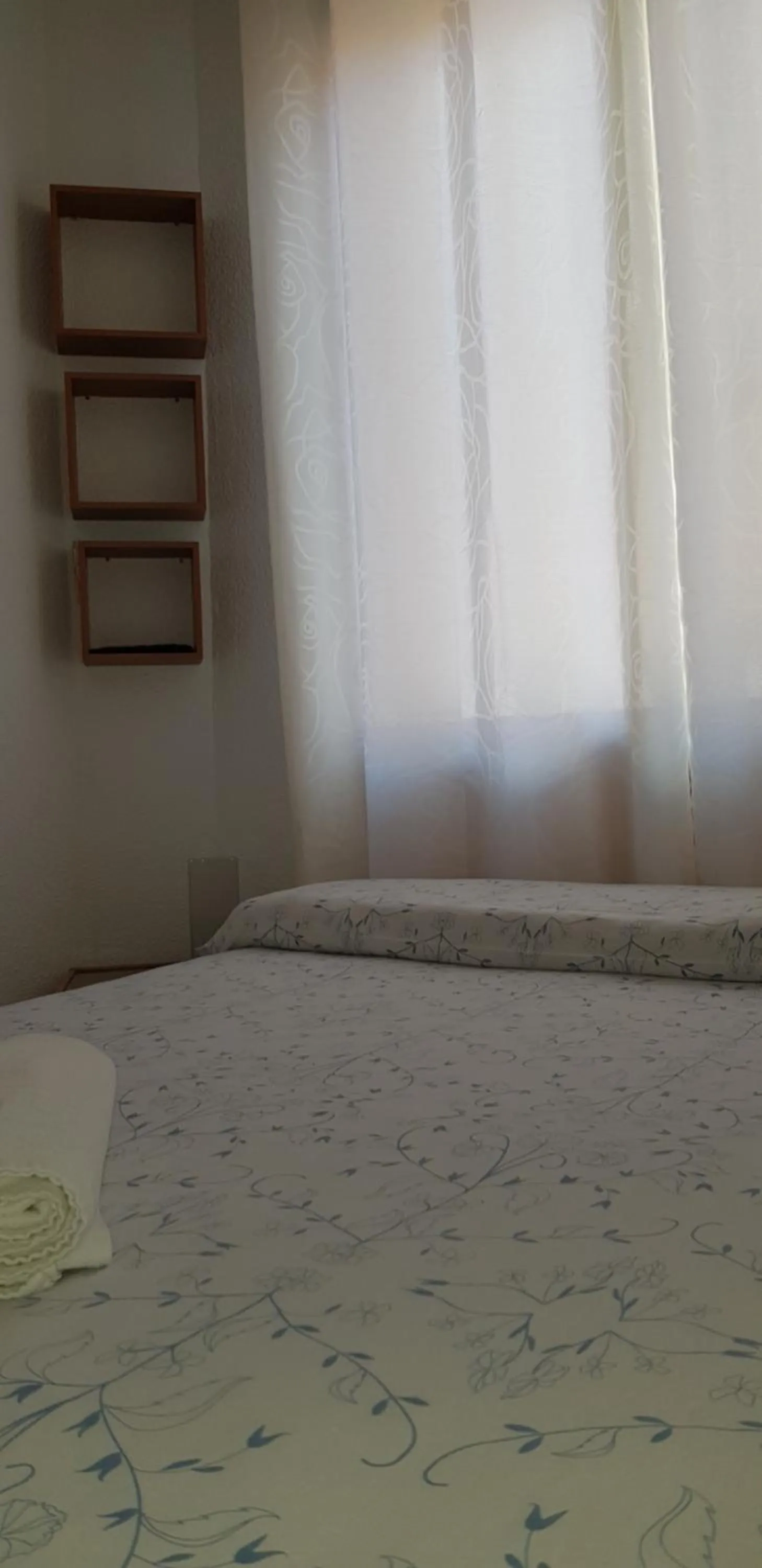 Bed in Pension Salamanca