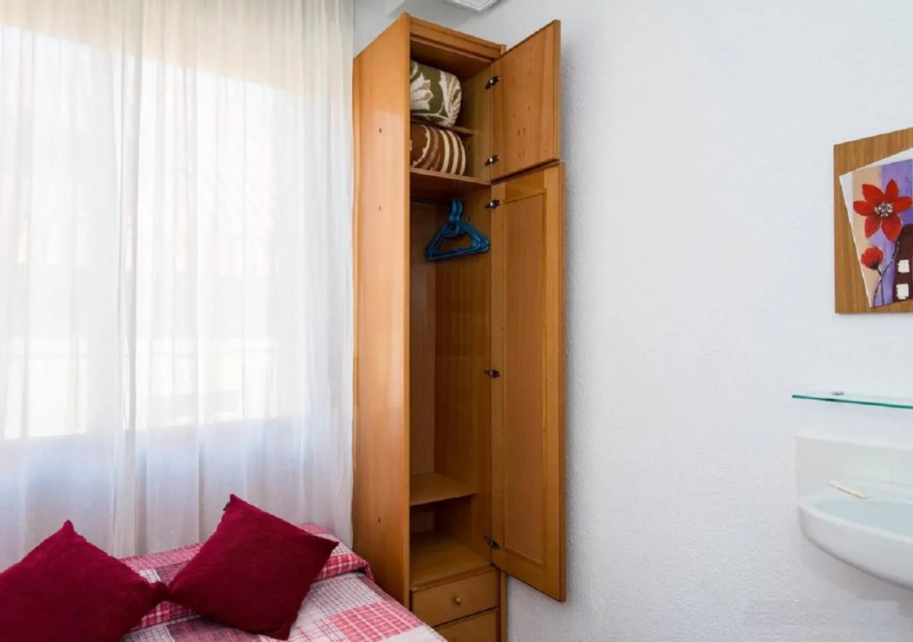 Bed in Pension Salamanca