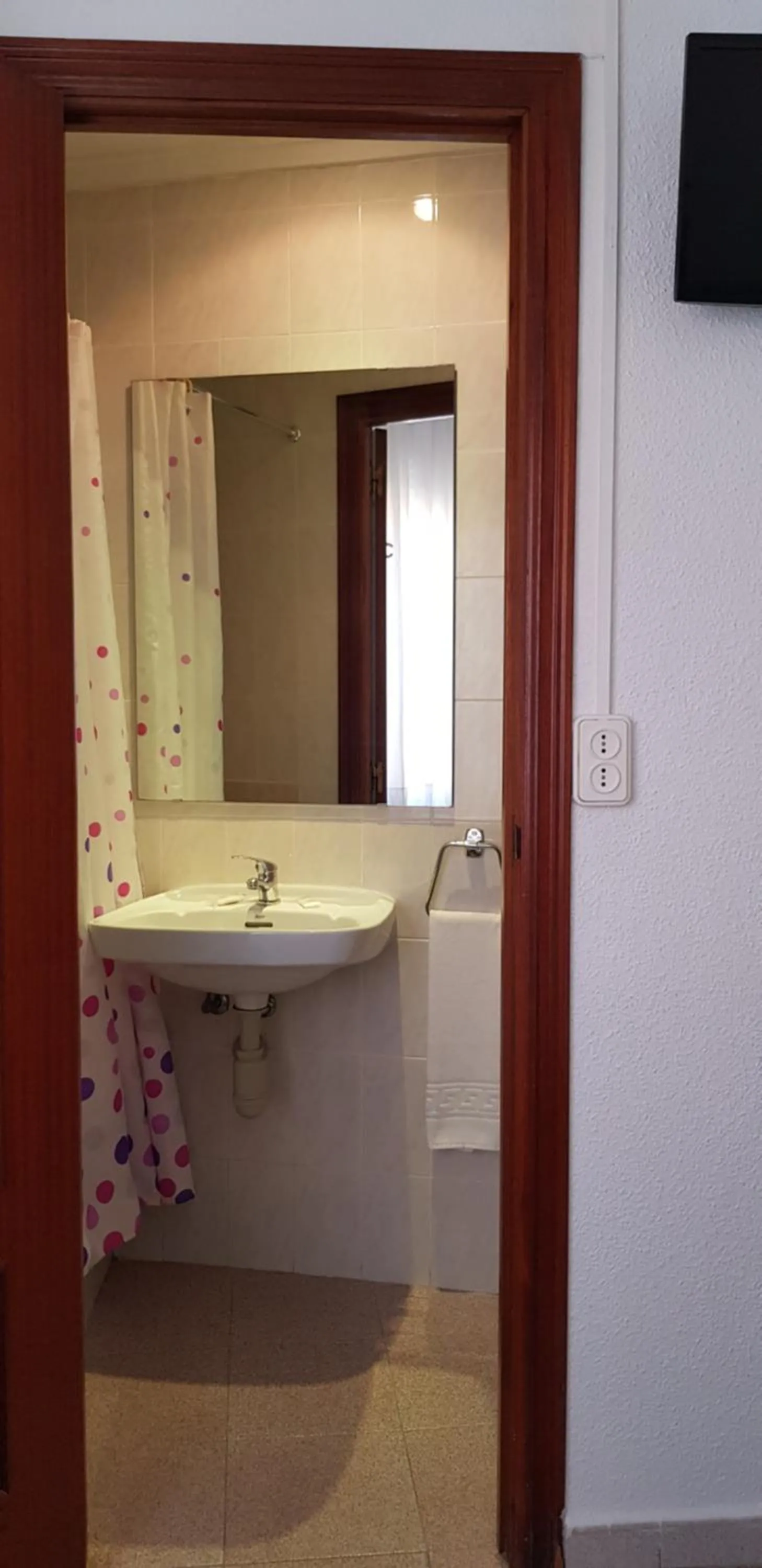 Bathroom in Pension Salamanca