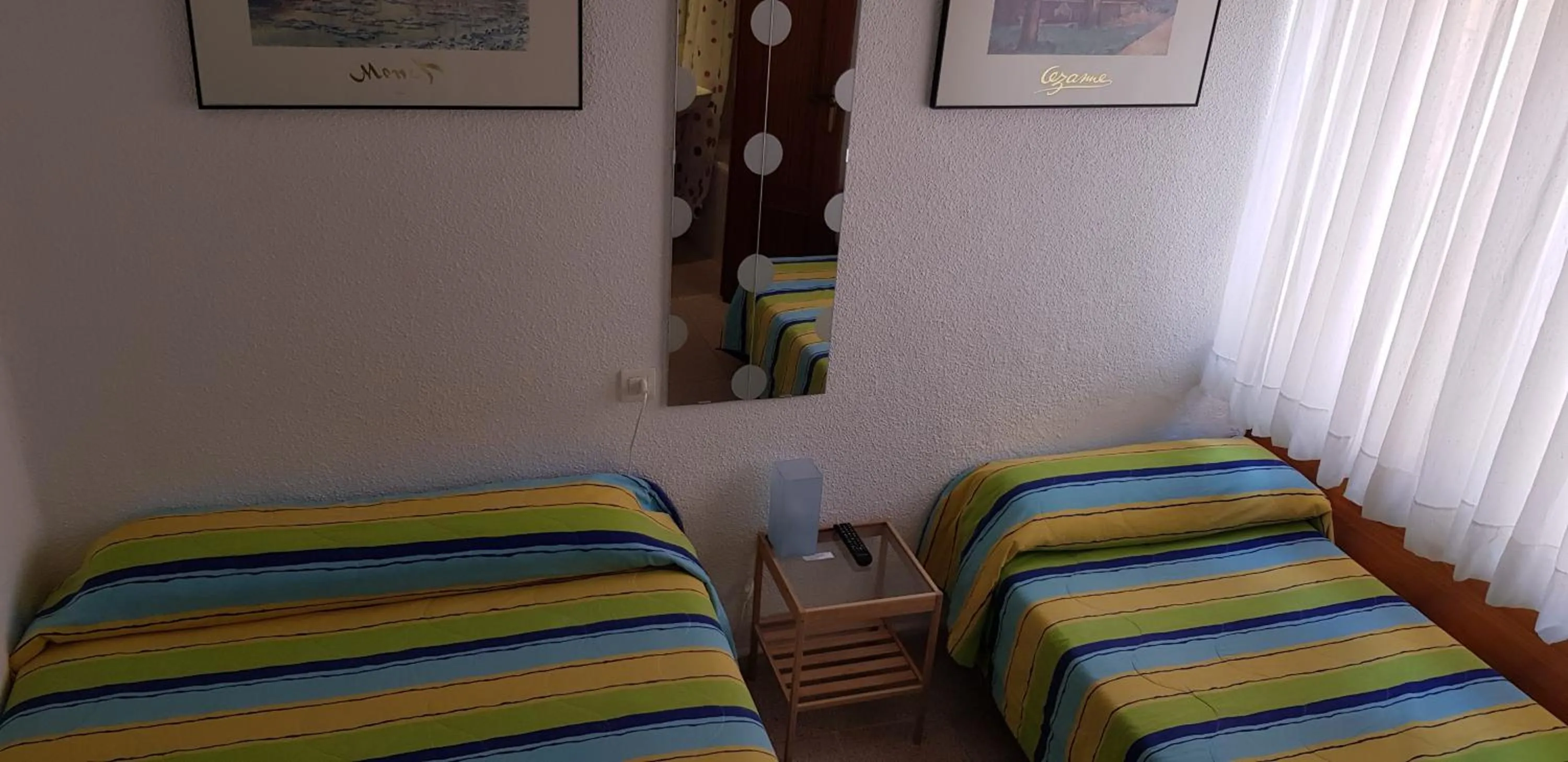 Bed in Pension Salamanca