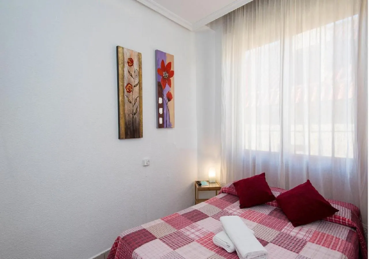 Bed in Pension Salamanca