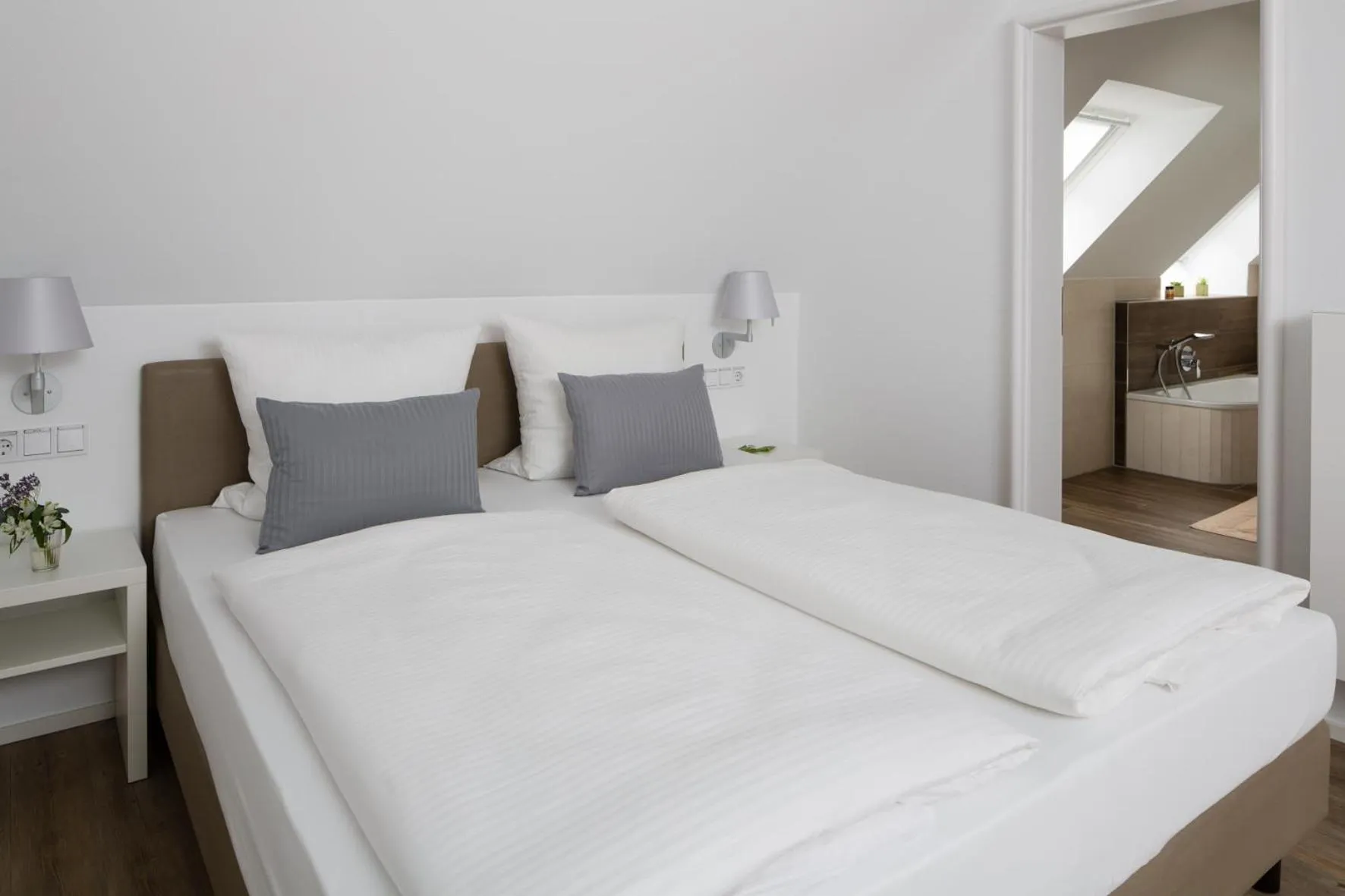 Bed in Hotel am alten Park