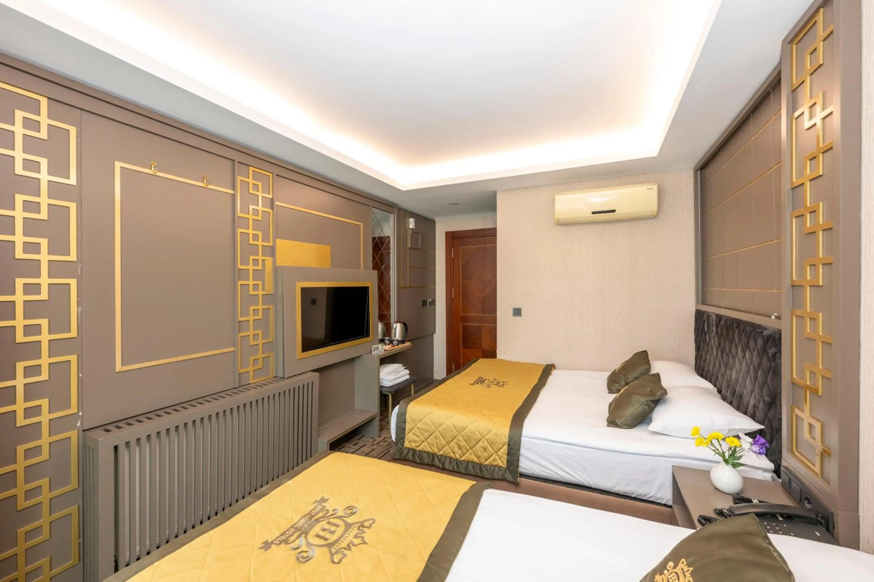 Bed in Grand Best Nobel Hotel 2 İstanbul