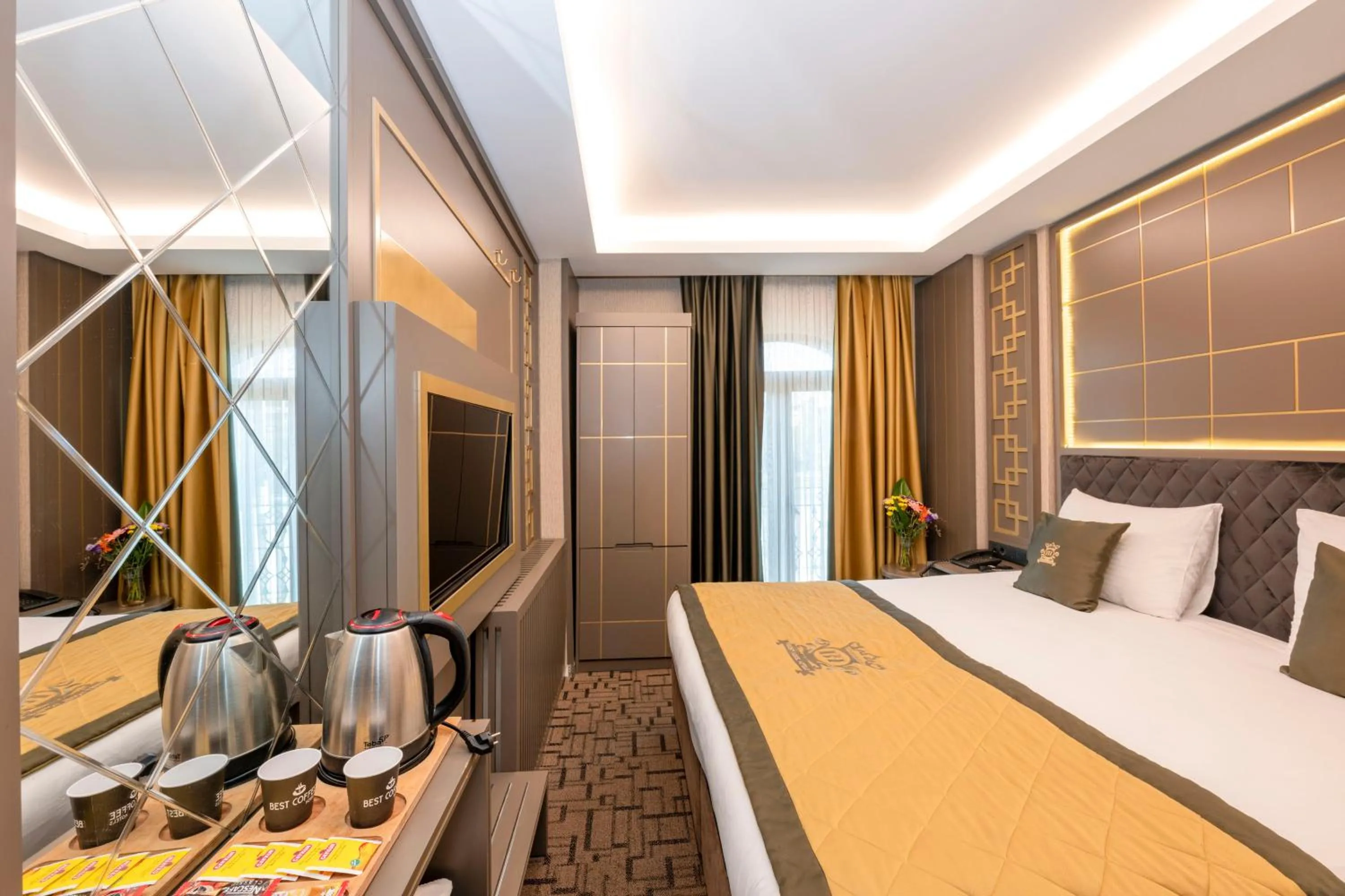 Bed in Grand Best Nobel Hotel 2 İstanbul