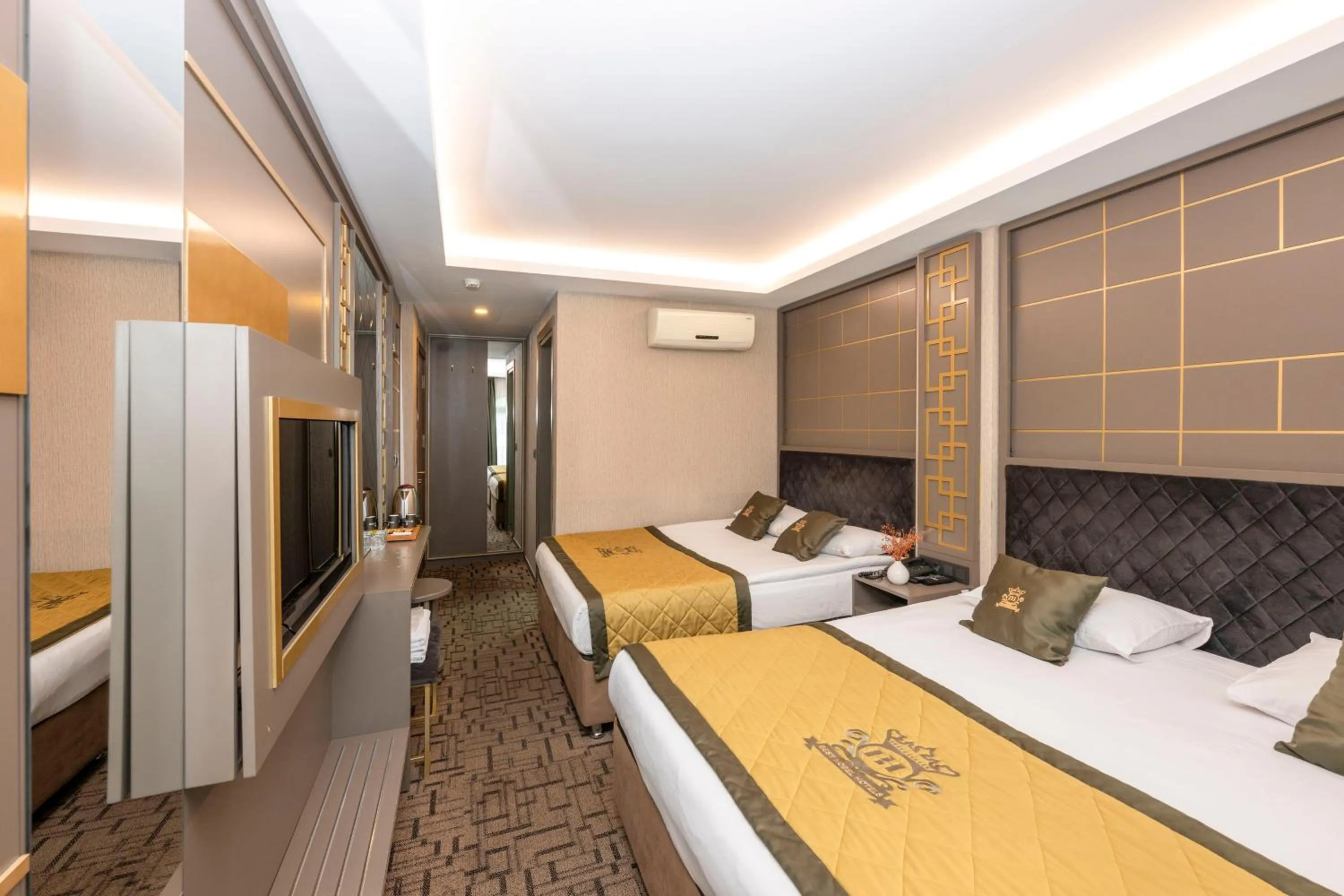 Bed in Grand Best Nobel Hotel 2 İstanbul