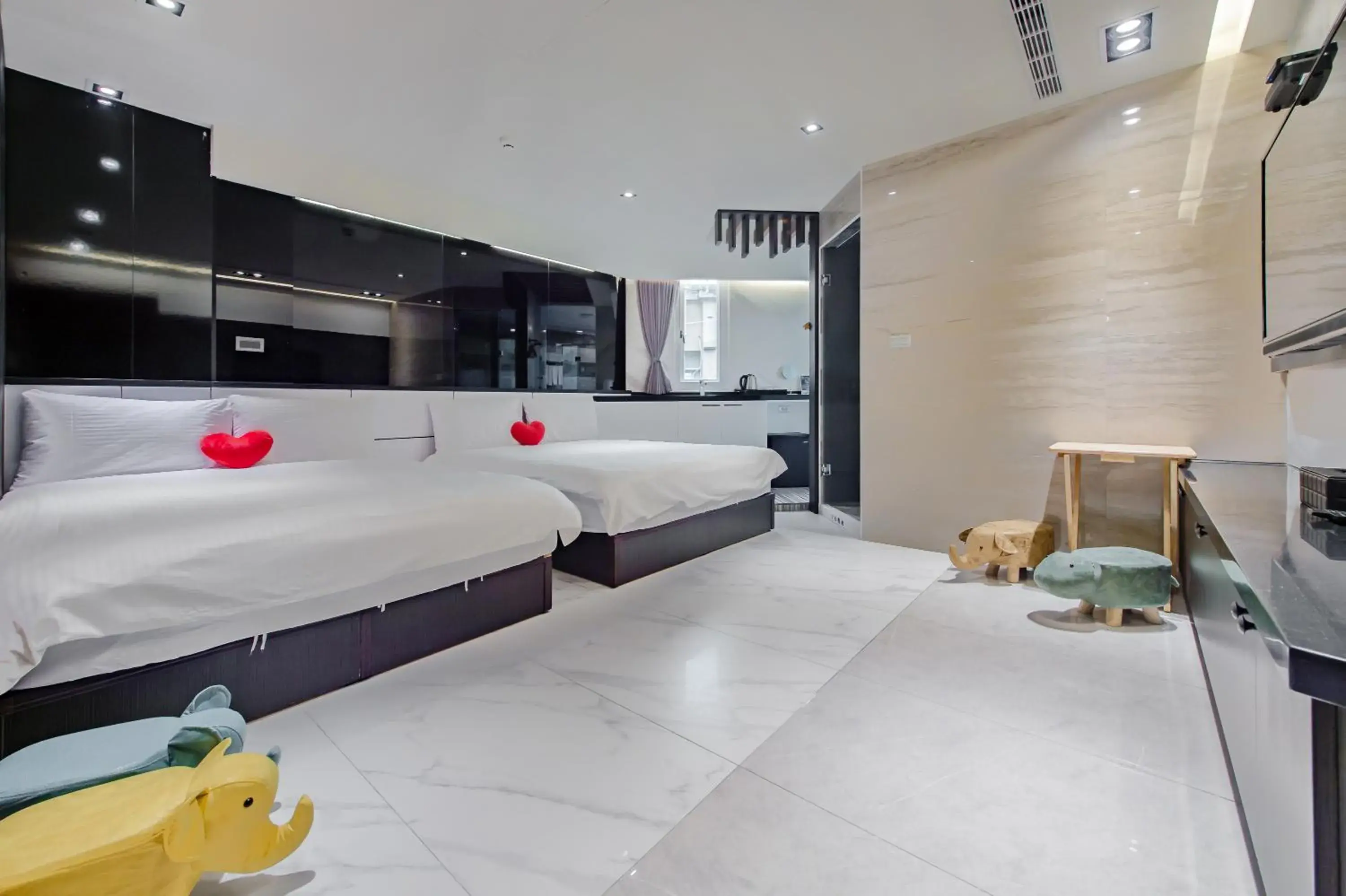 Bed in Sun Moon Tea B&B Bed in Sun Moon Tea B&B