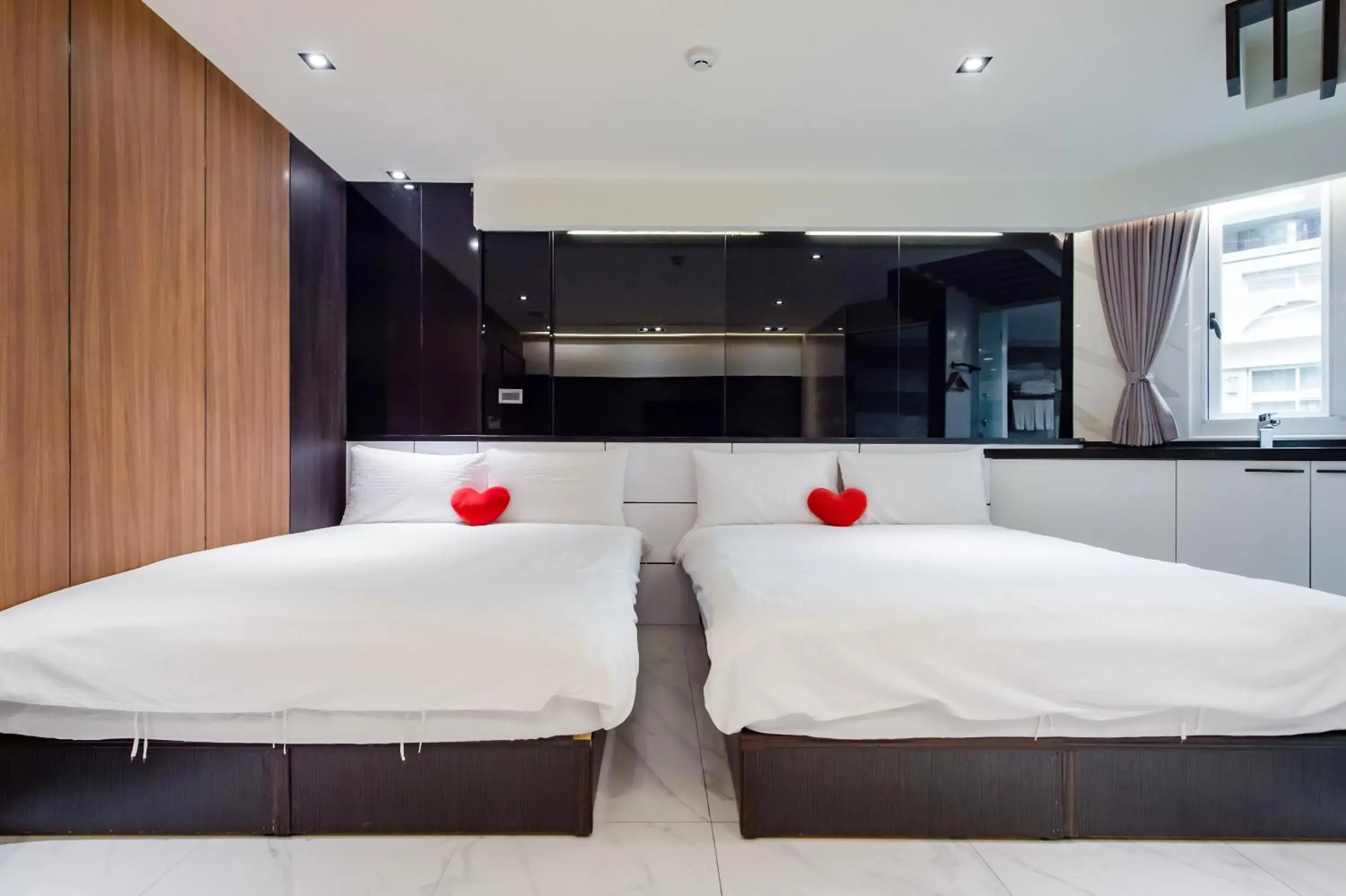 Bed in Sun Moon Tea B&B Bed in Sun Moon Tea B&B