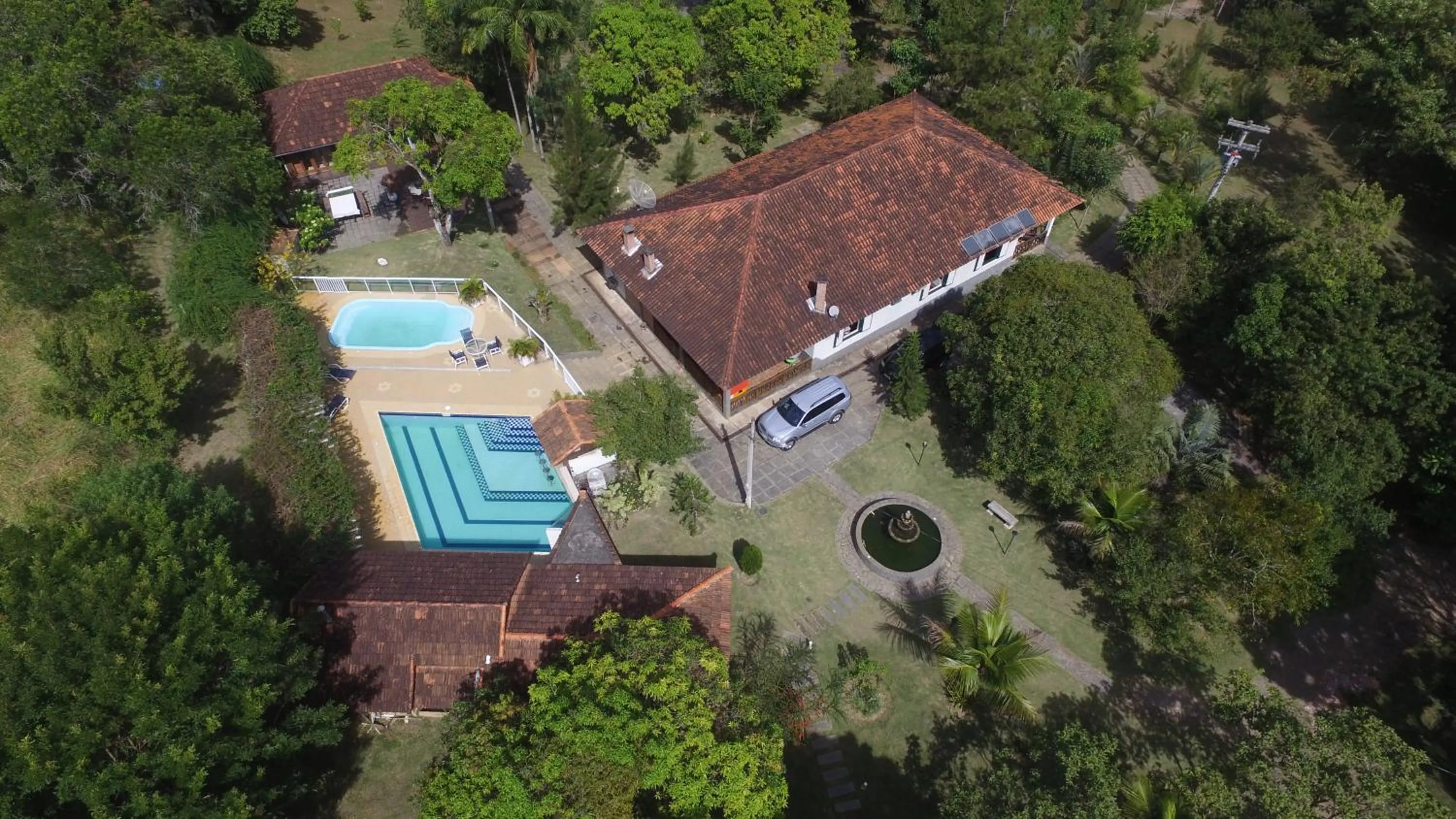 Pool view in Pousada Quinta dos Doges