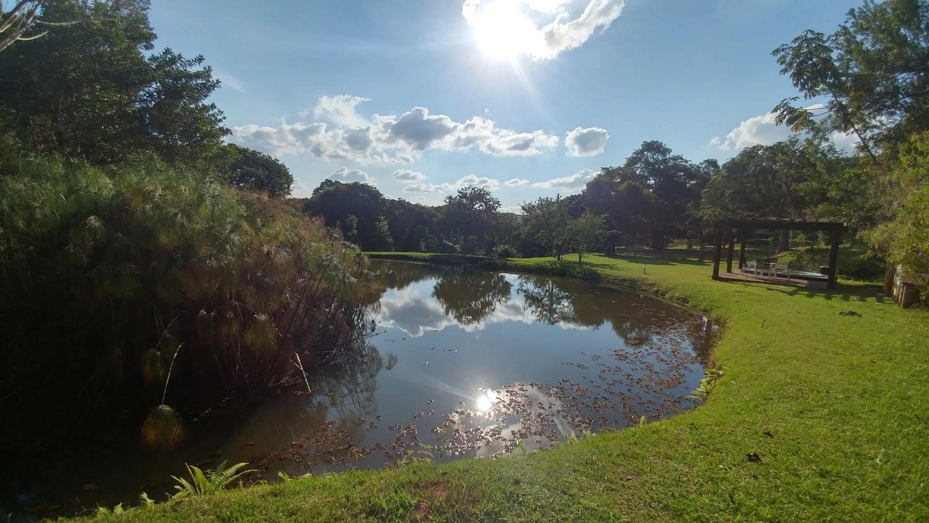 Lake view in Pousada Quinta dos Doges