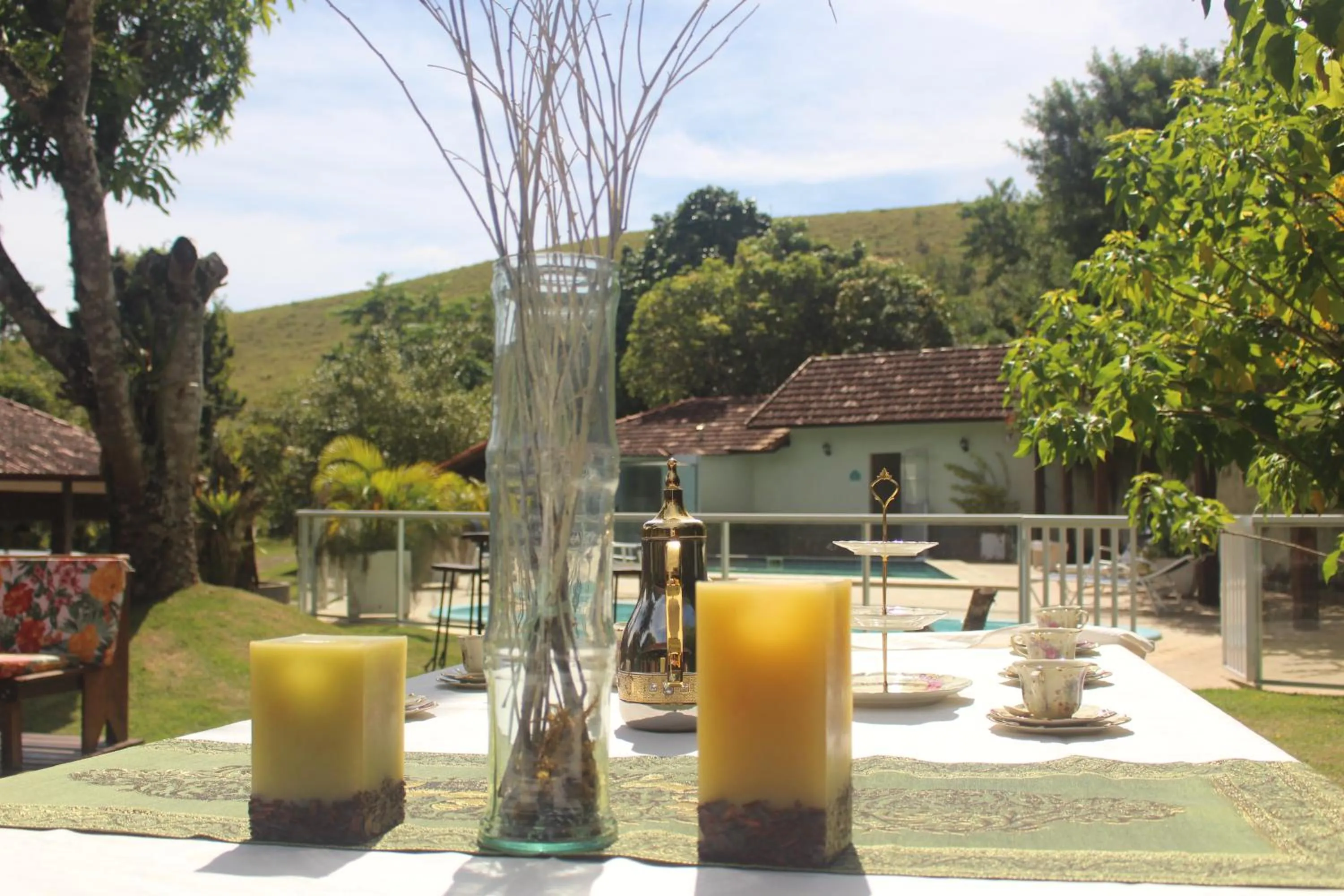 Garden view in Pousada Quinta dos Doges