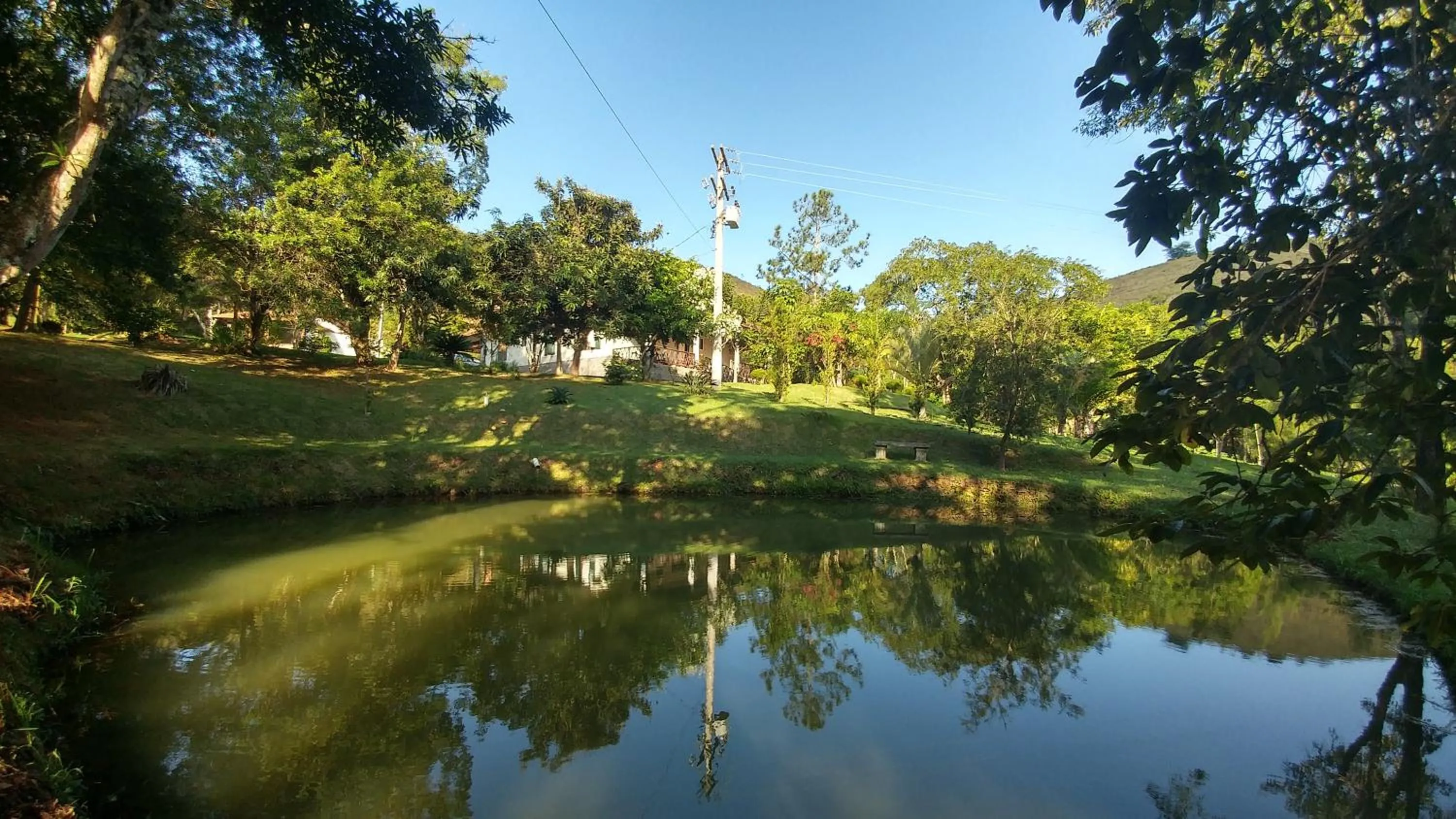 Lake view in Pousada Quinta dos Doges