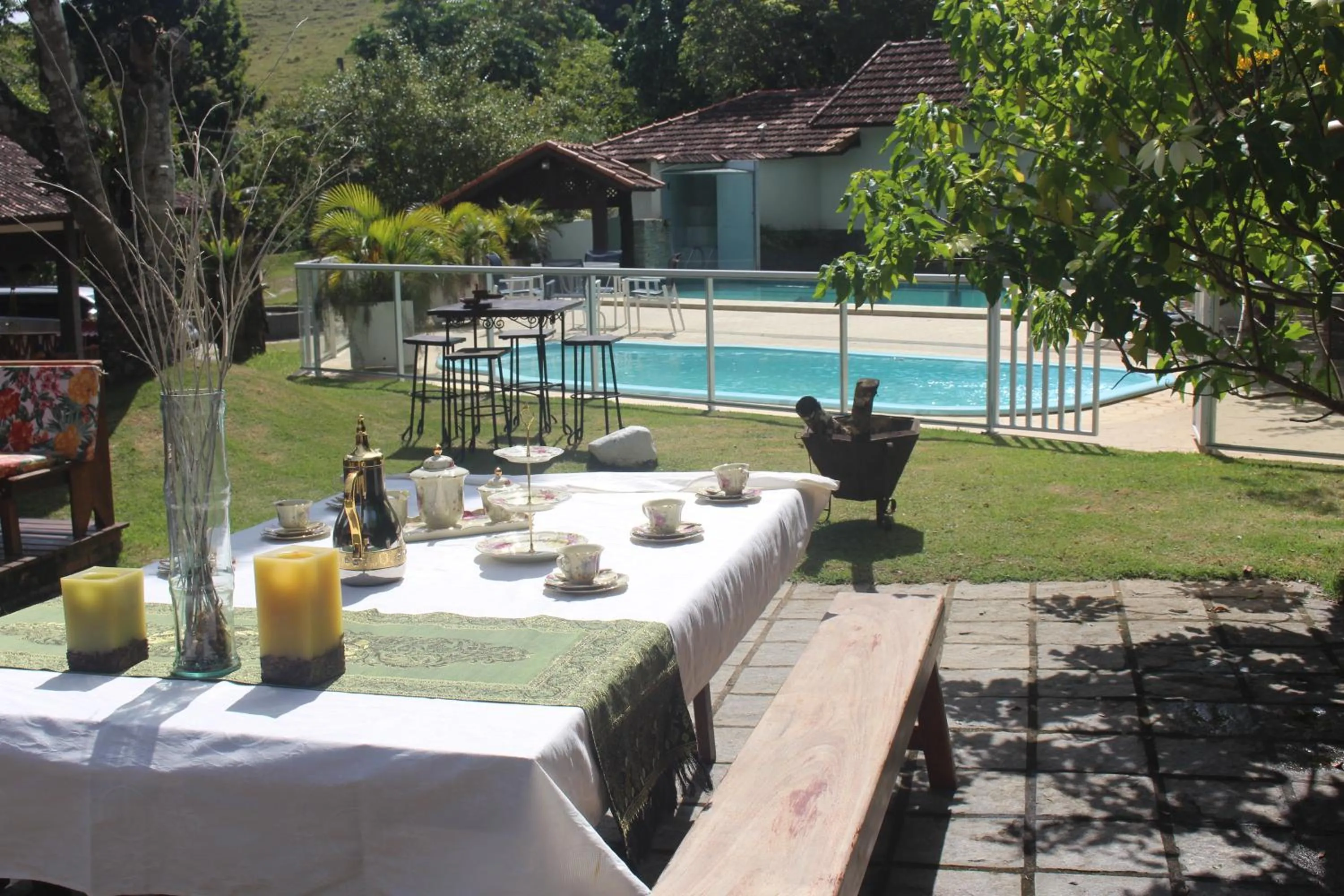 Garden view in Pousada Quinta dos Doges