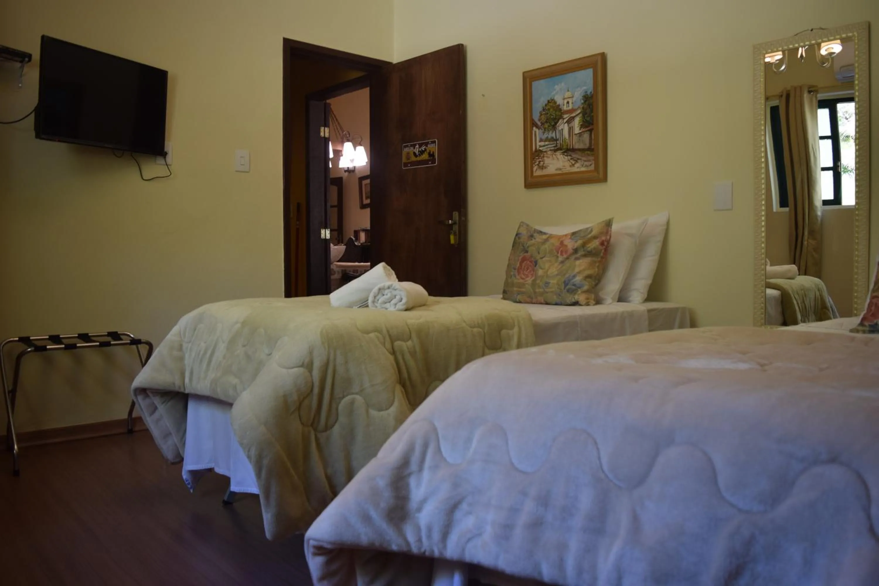 Bed in Pousada Quinta dos Doges