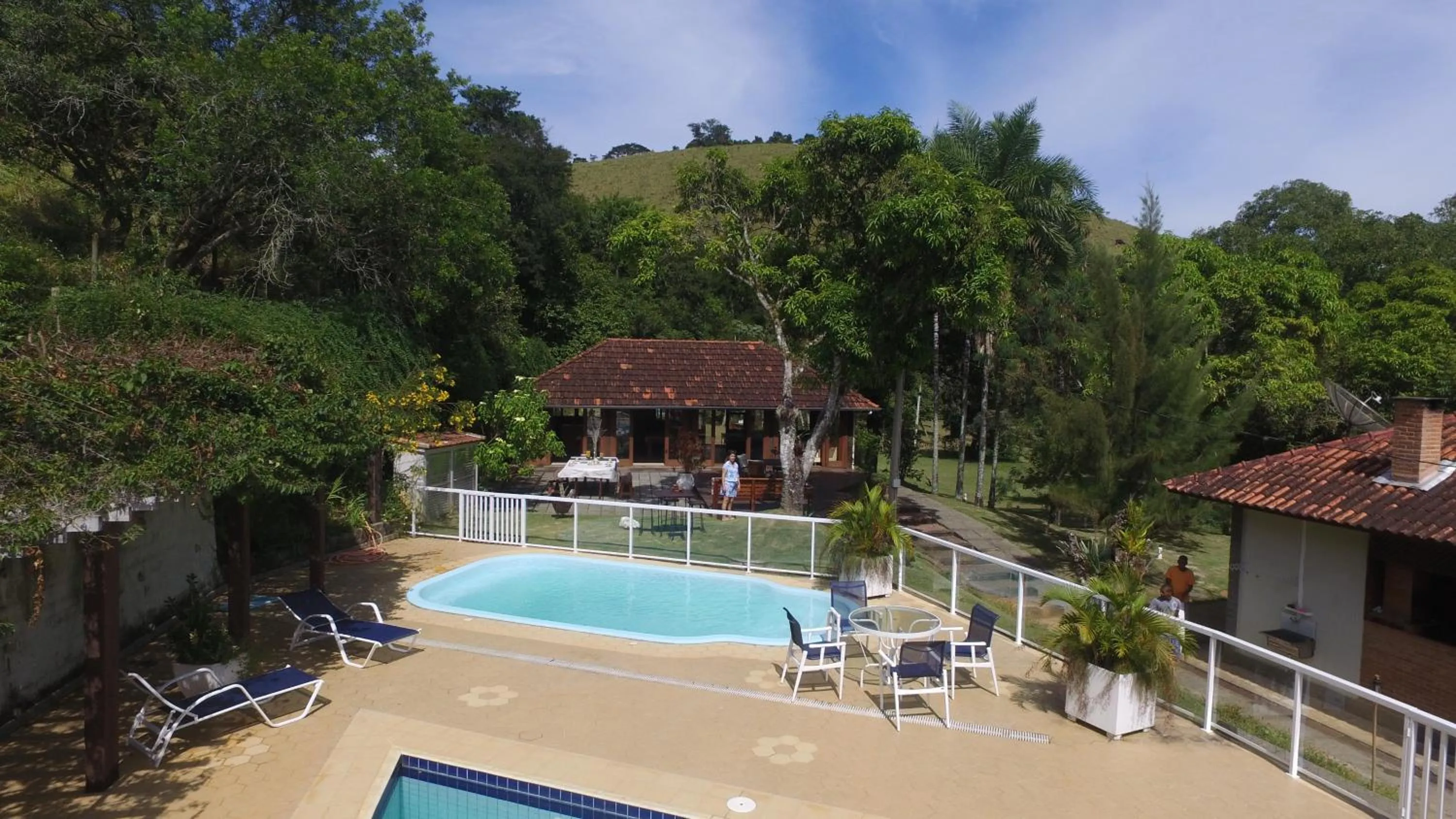 Pool view in Pousada Quinta dos Doges