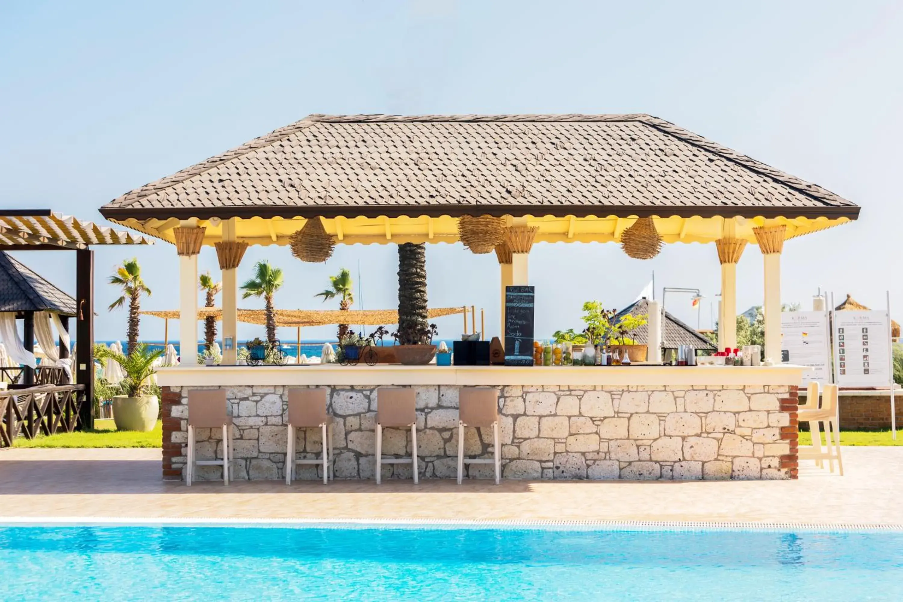 Lounge or bar, Swimming Pool in Kairaba Alacati Beach Resort