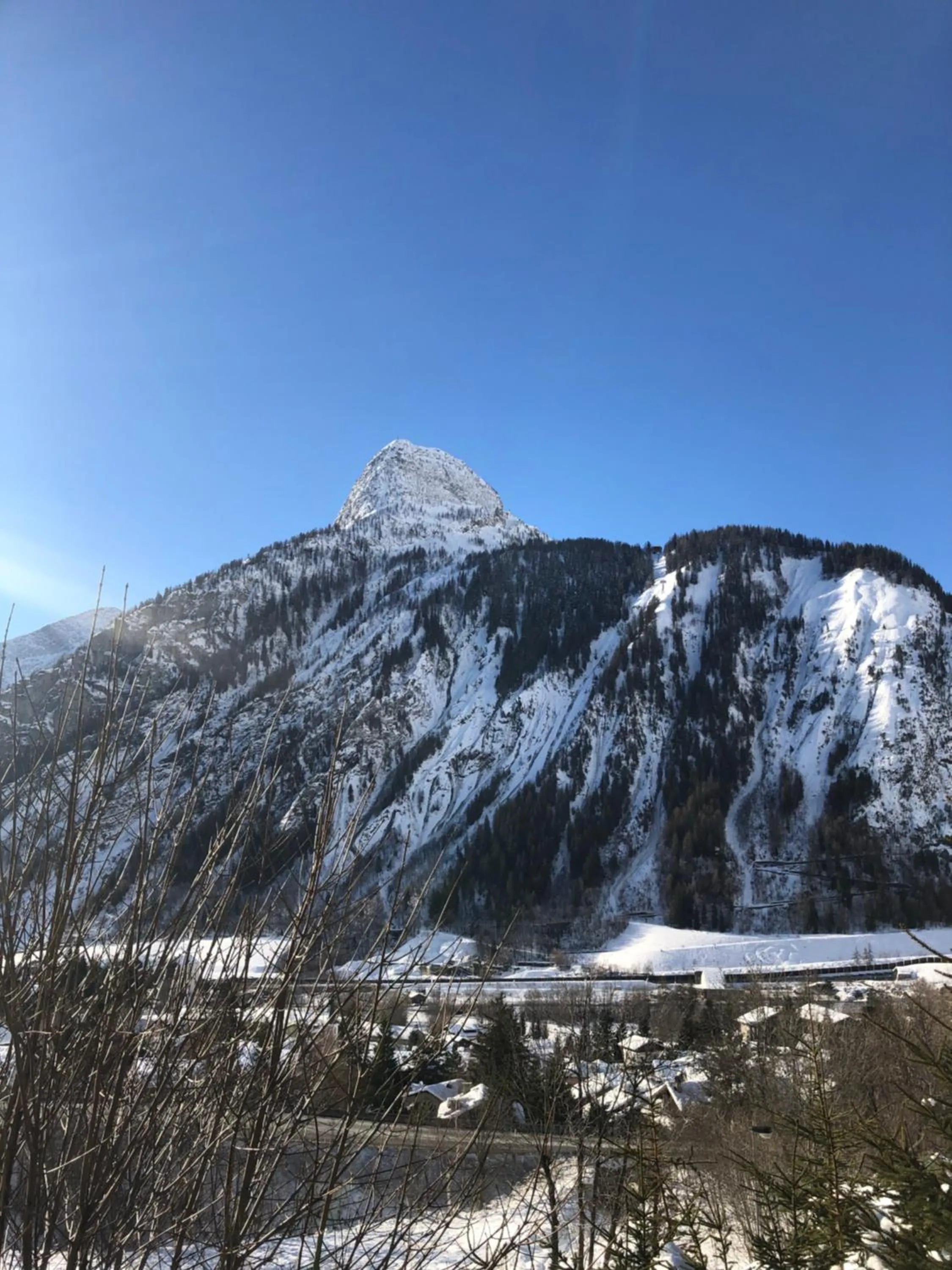 Mountain view in Hotel Chalet Joli