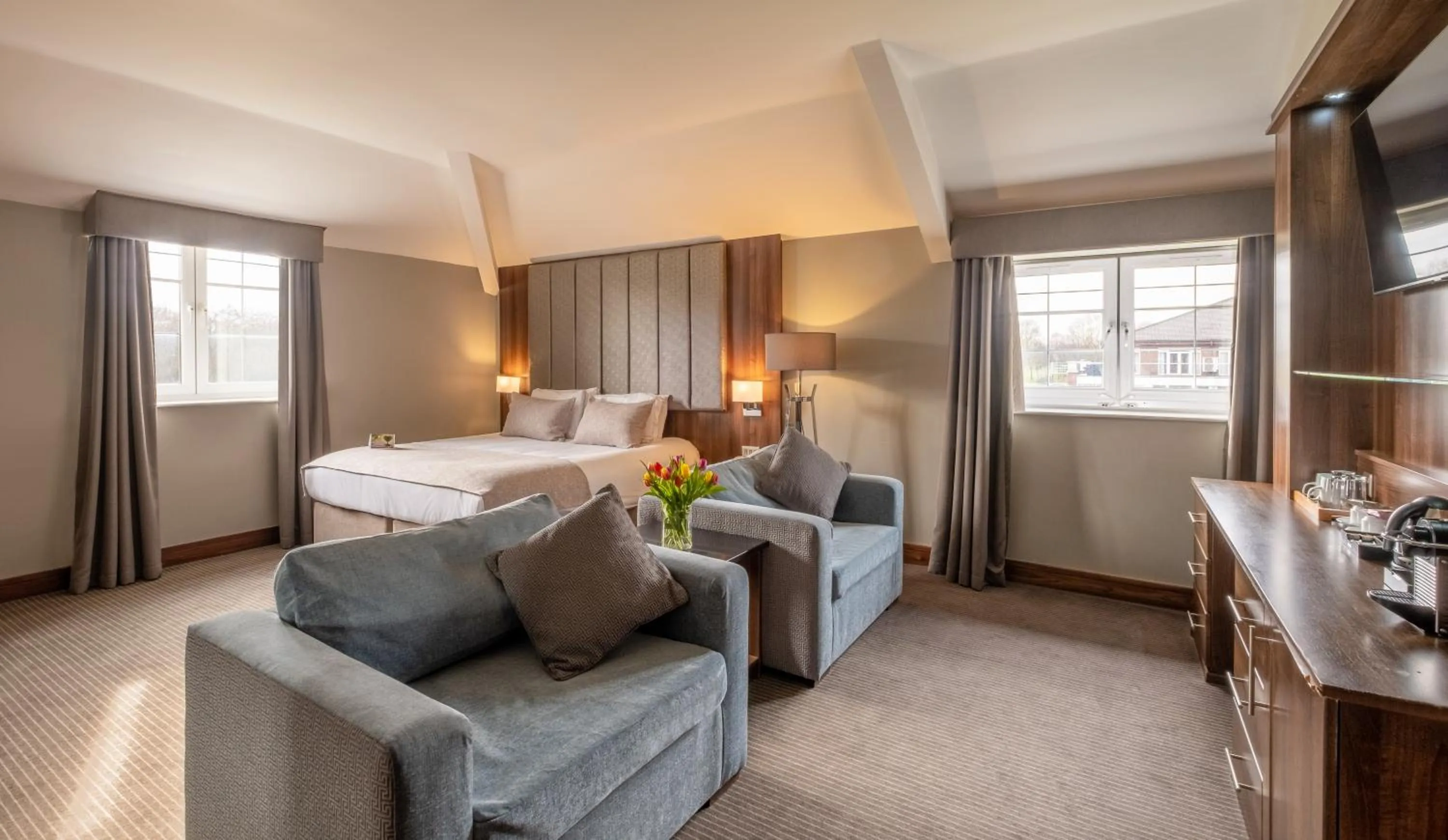 Bedroom, Bed in Formby Hall Golf Resort & Spa