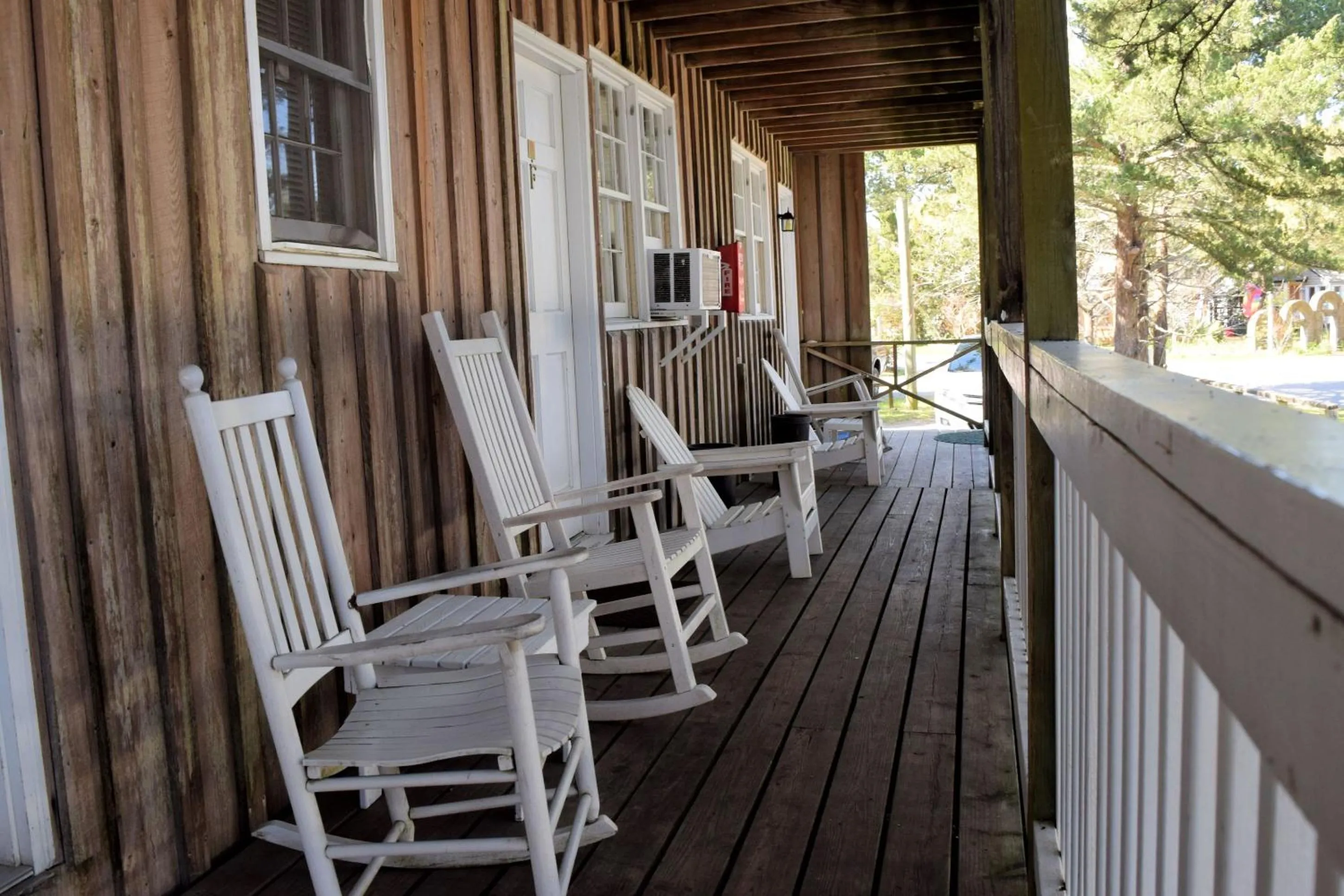 Patio in Blackbeard's Lodge