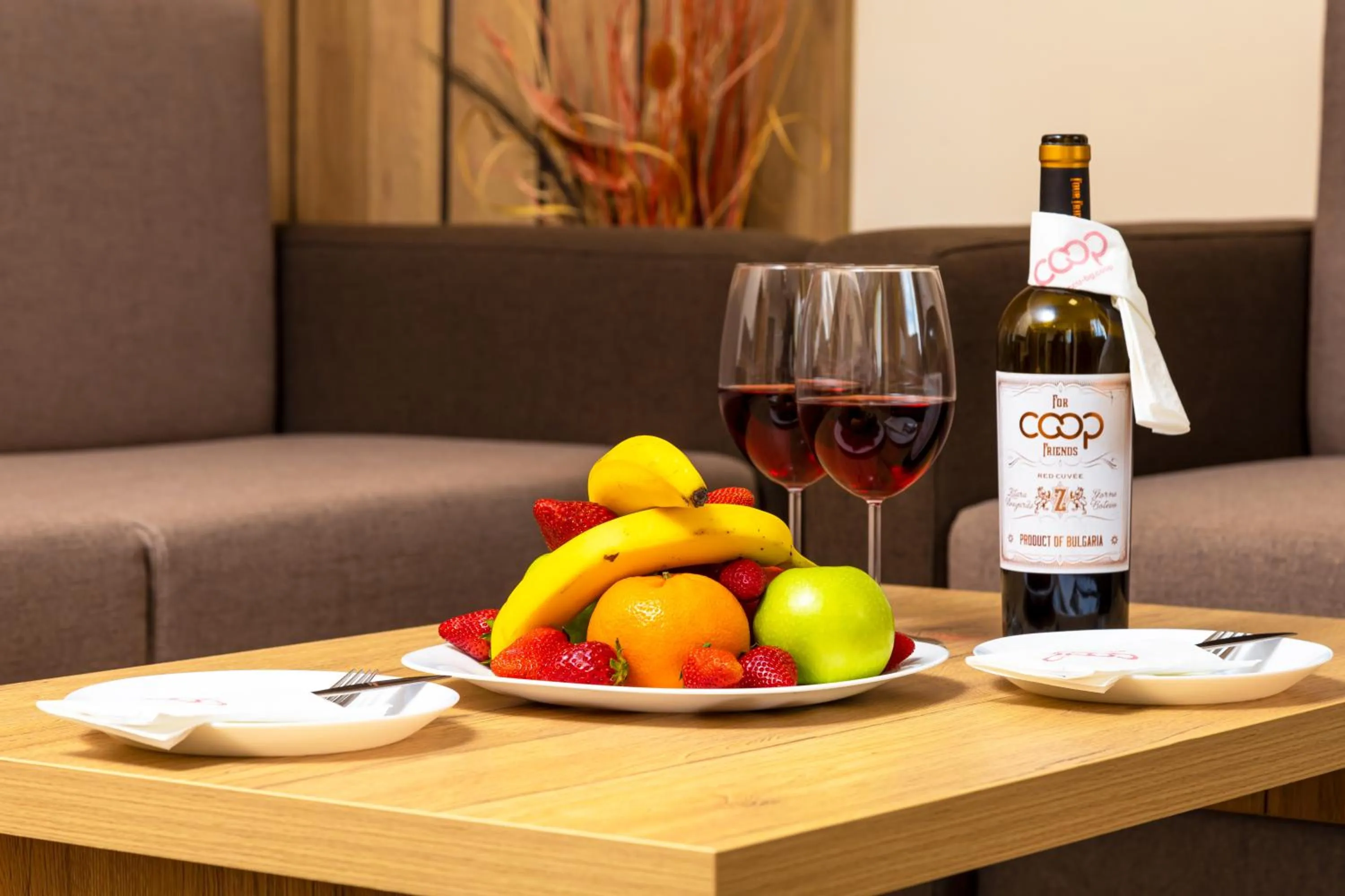 Food and drinks in Hotel Intelcoop