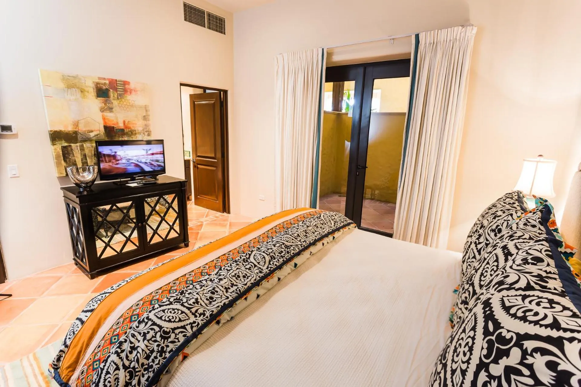 Bed in Hacienda Beach Club & Residences