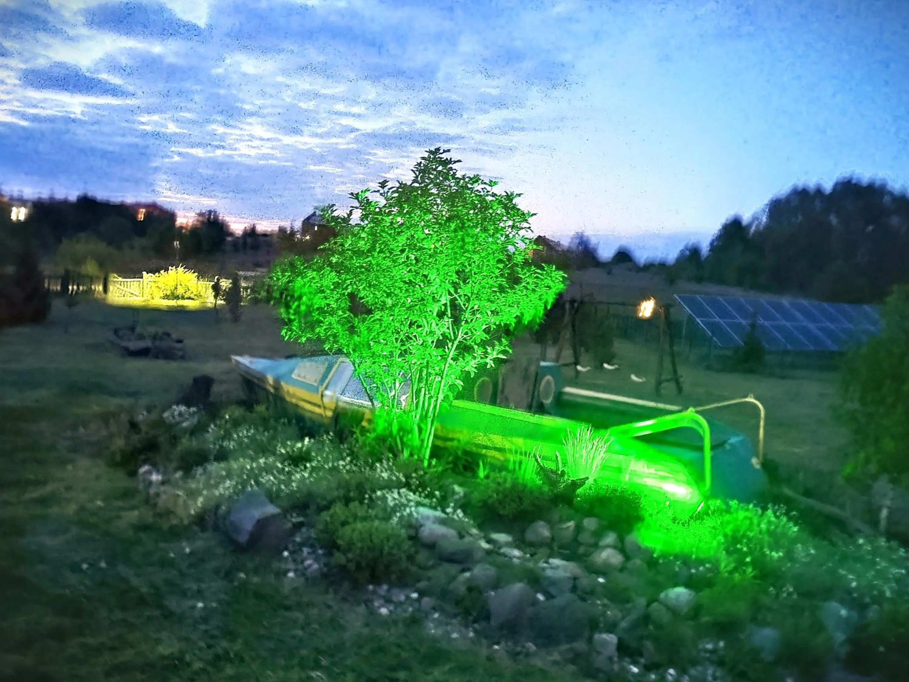 Garden in Mazurska Chata jezioro i aquapark 6 min, centrum i promenada 12 min