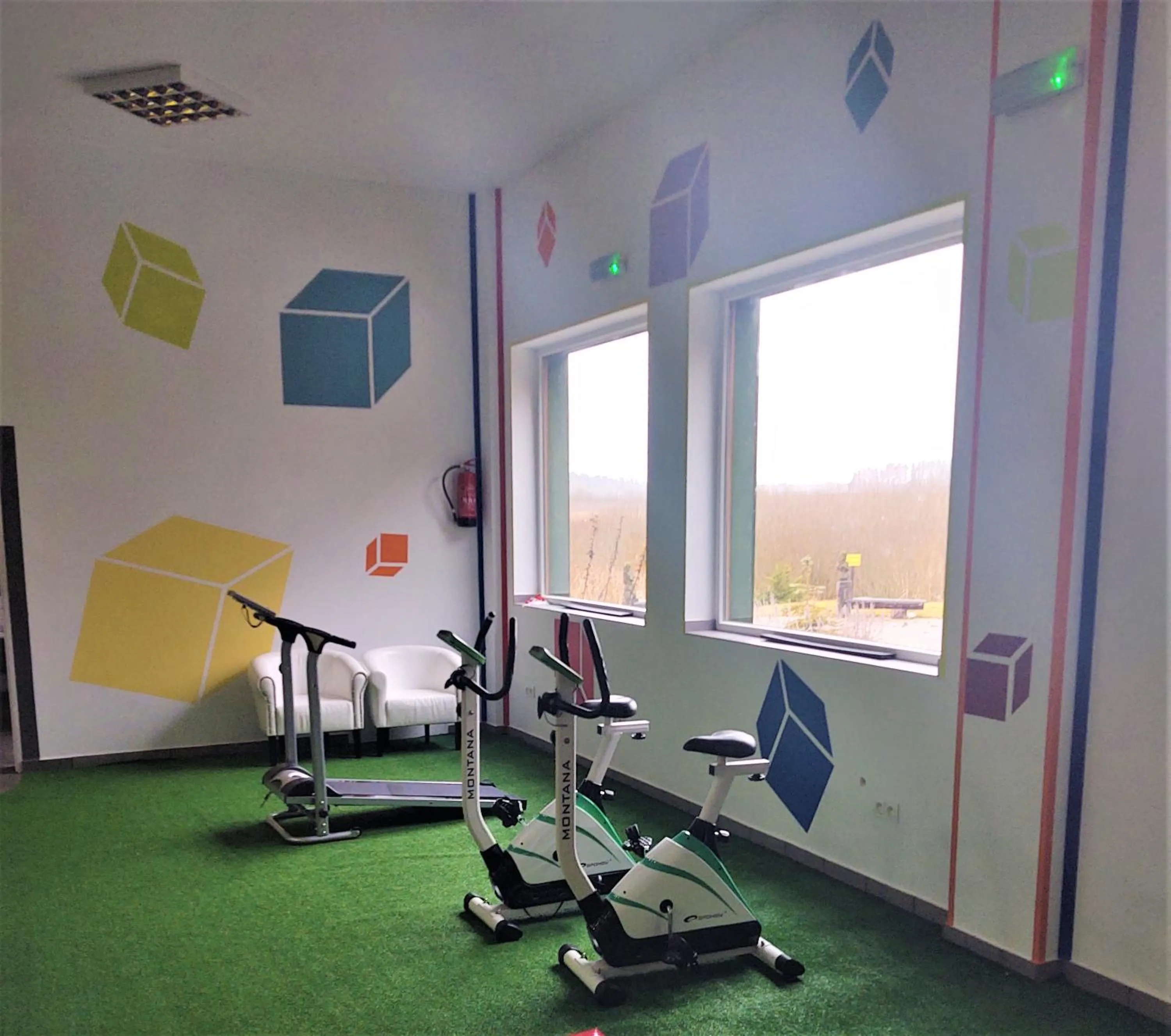Fitness centre/facilities in Mazurska Chata jezioro i aquapark 6 min, centrum i promenada 12 min