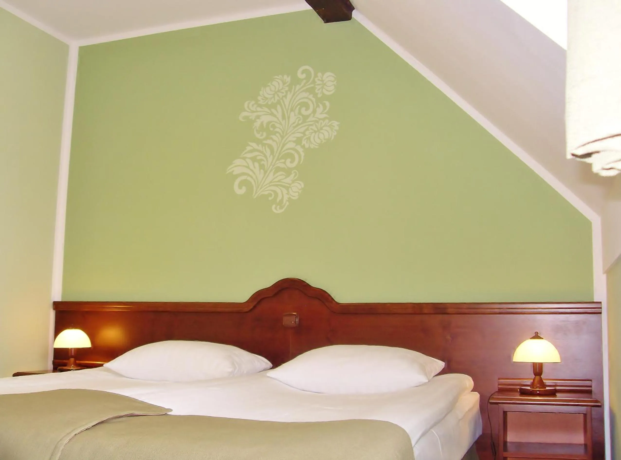 Bed in Mazurska Chata jezioro i aquapark 6 min, centrum i promenada 12 min