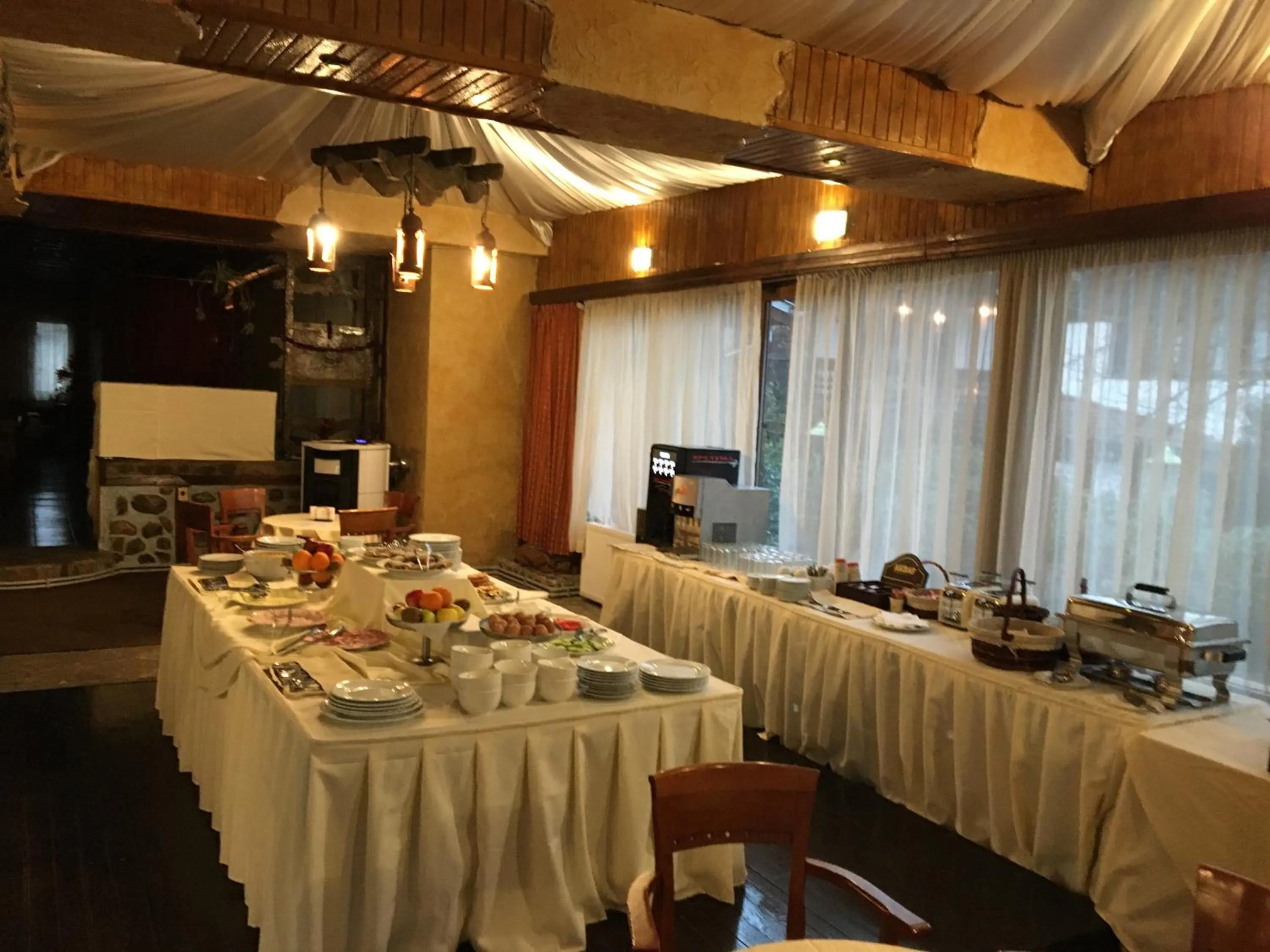 Buffet breakfast in Hotel Rodina