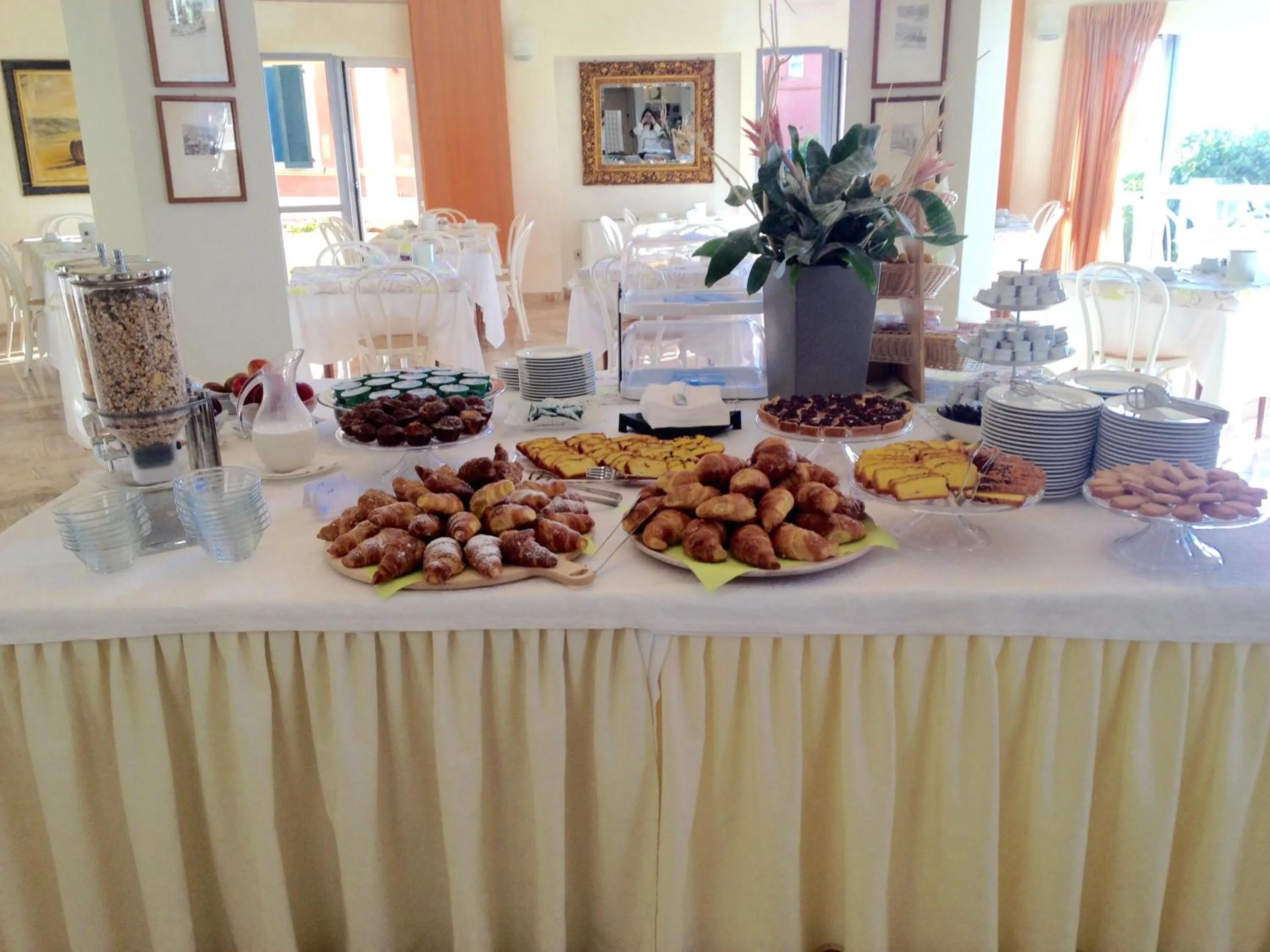 Buffet breakfast in Hotel Palace