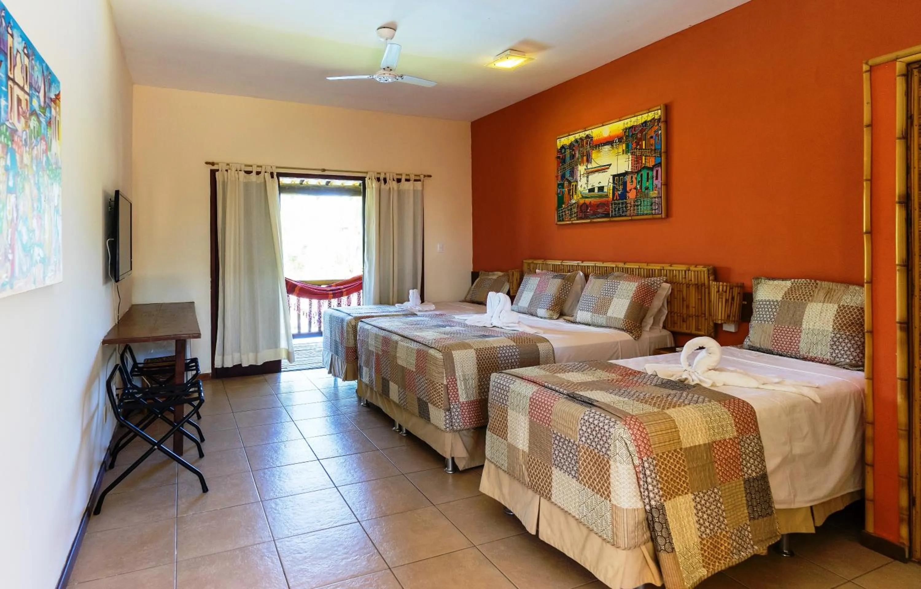 Bedroom, Bed in Pousada Praia das Ondas - Pé na areia