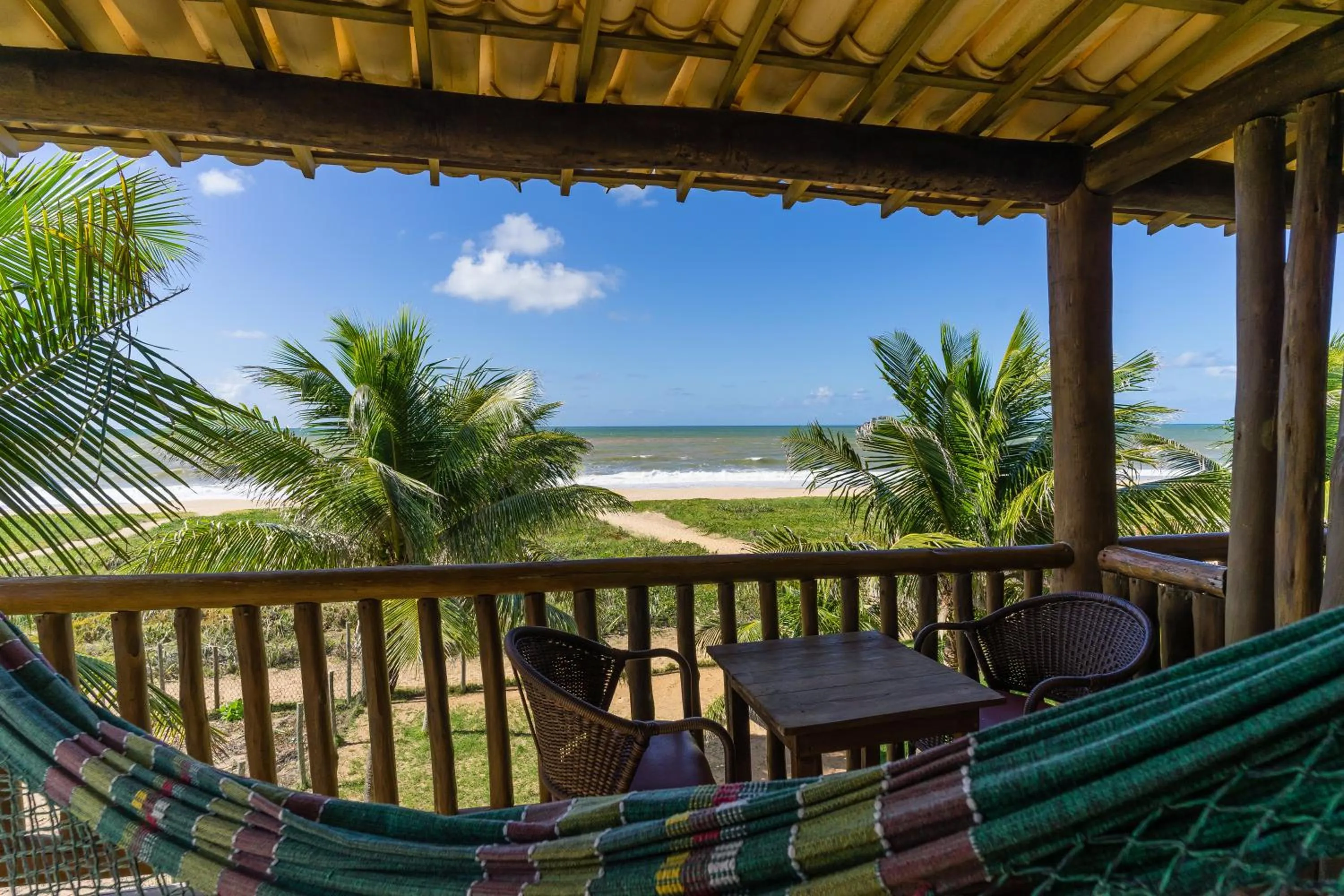 Sea view in Pousada Praia das Ondas - Pé na areia