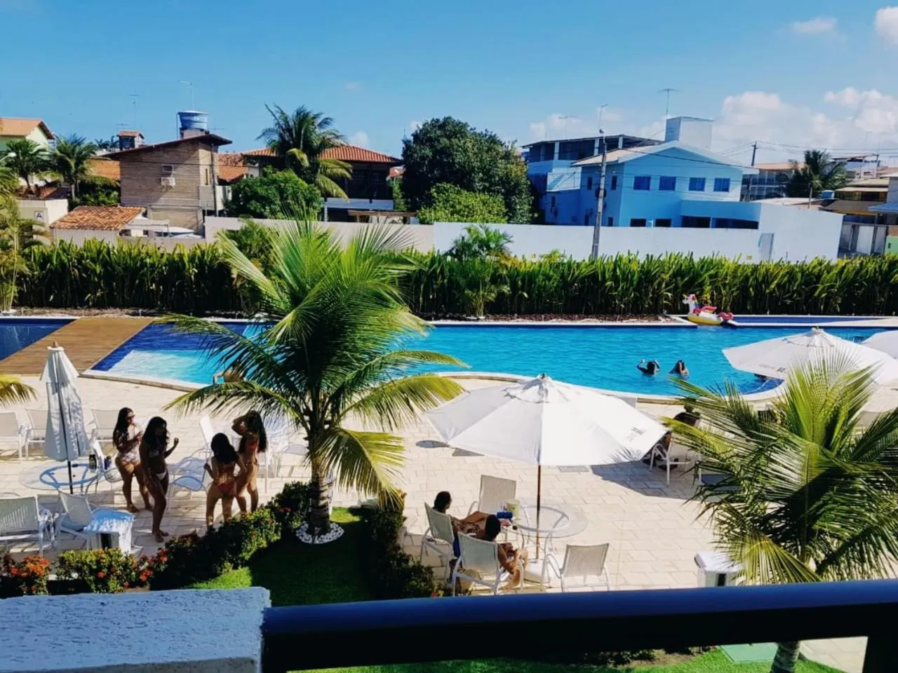 Pool view in Laguna Beach Flat